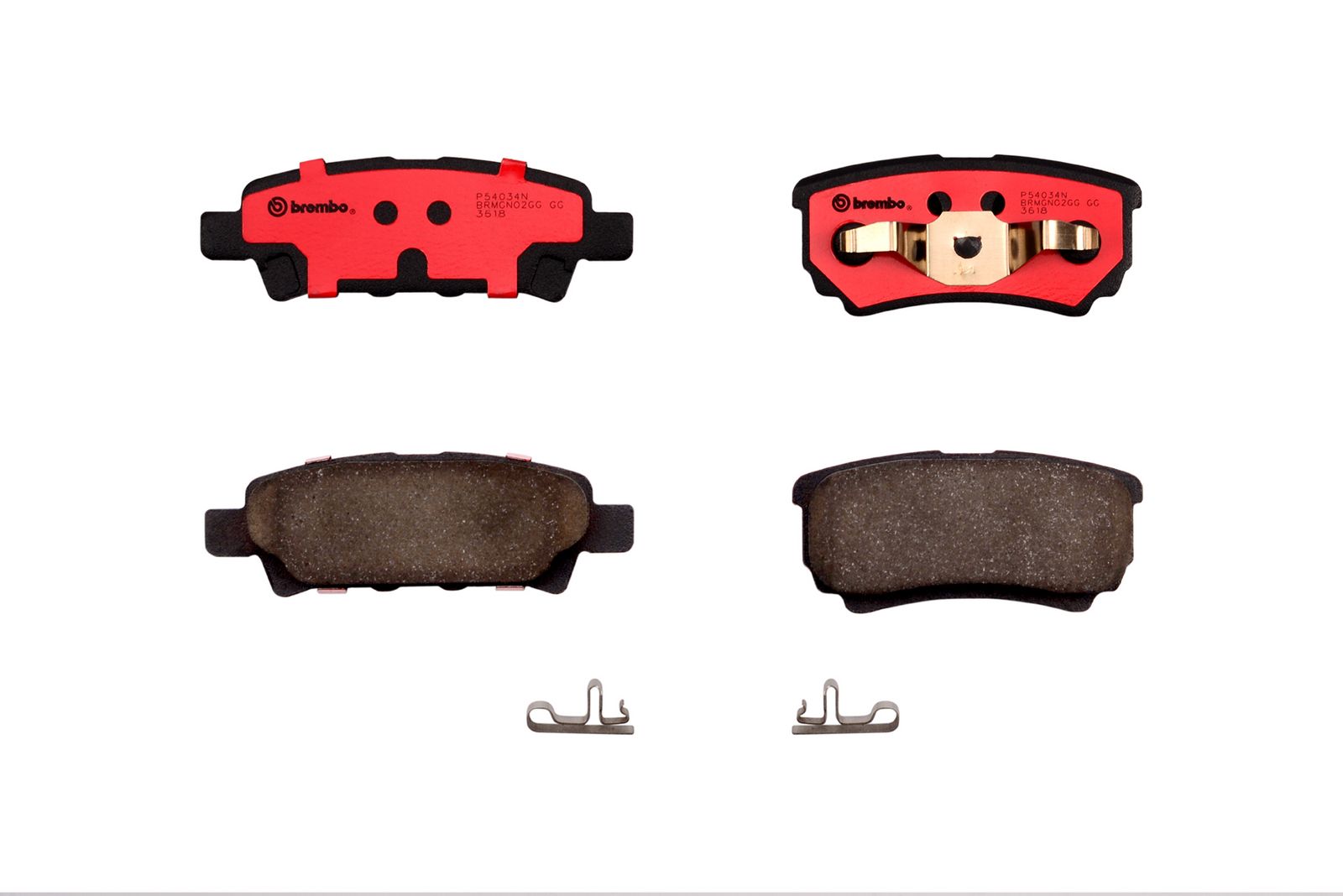 PRIME Ceramic Rear Disc Brake Pad Set - P54034N_01
