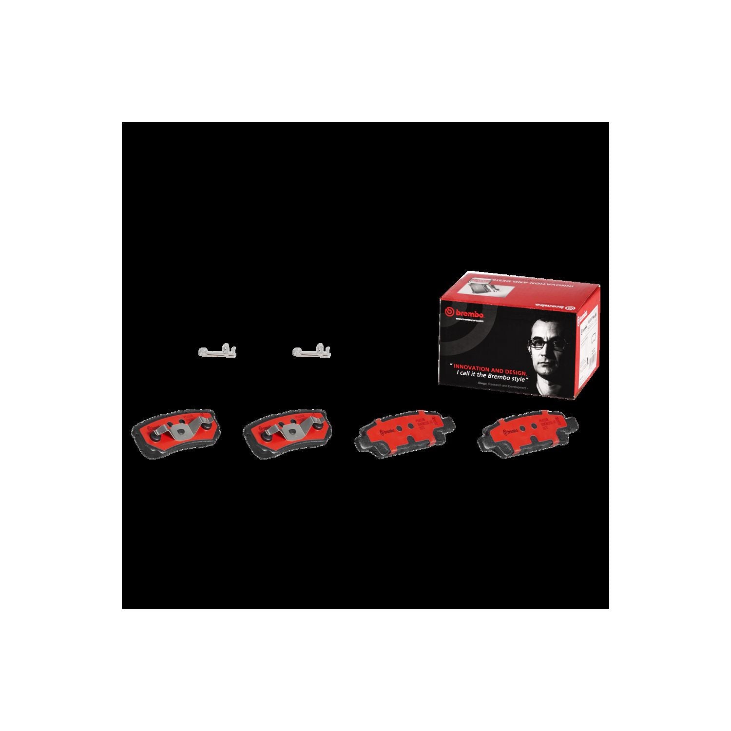 PRIME Ceramic Rear Disc Brake Pad Set - P54034N_02