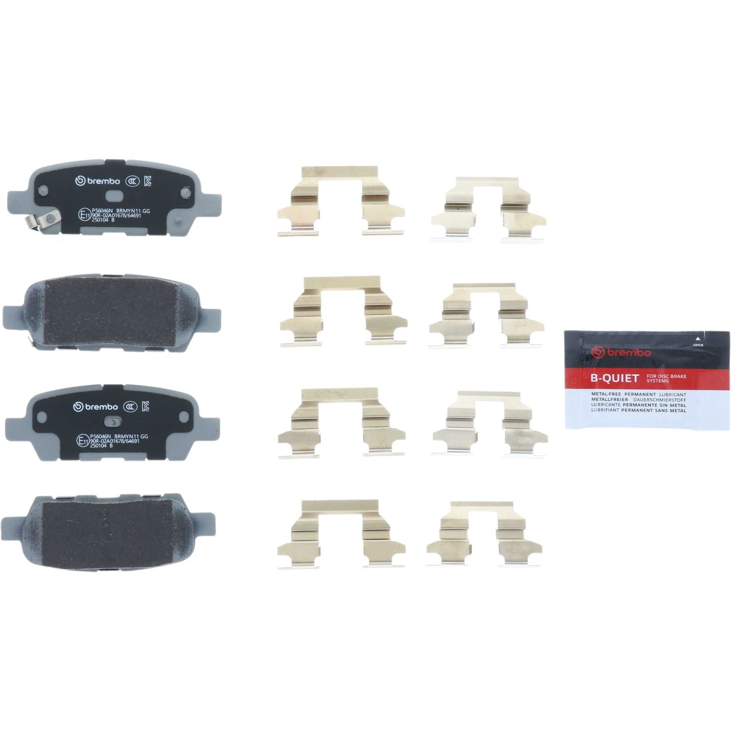 PRIME Ceramic Rear Disc Brake Pad Set - P56046N_01
