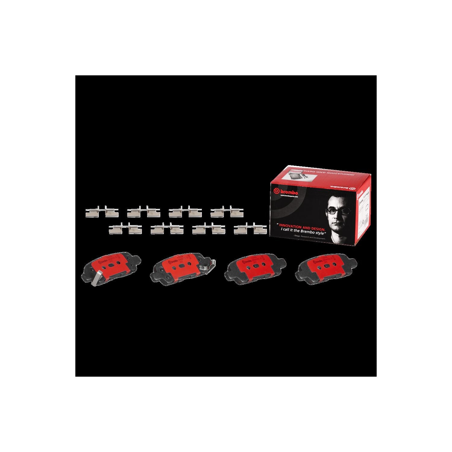 PRIME Ceramic Rear Disc Brake Pad Set - P56046N_03