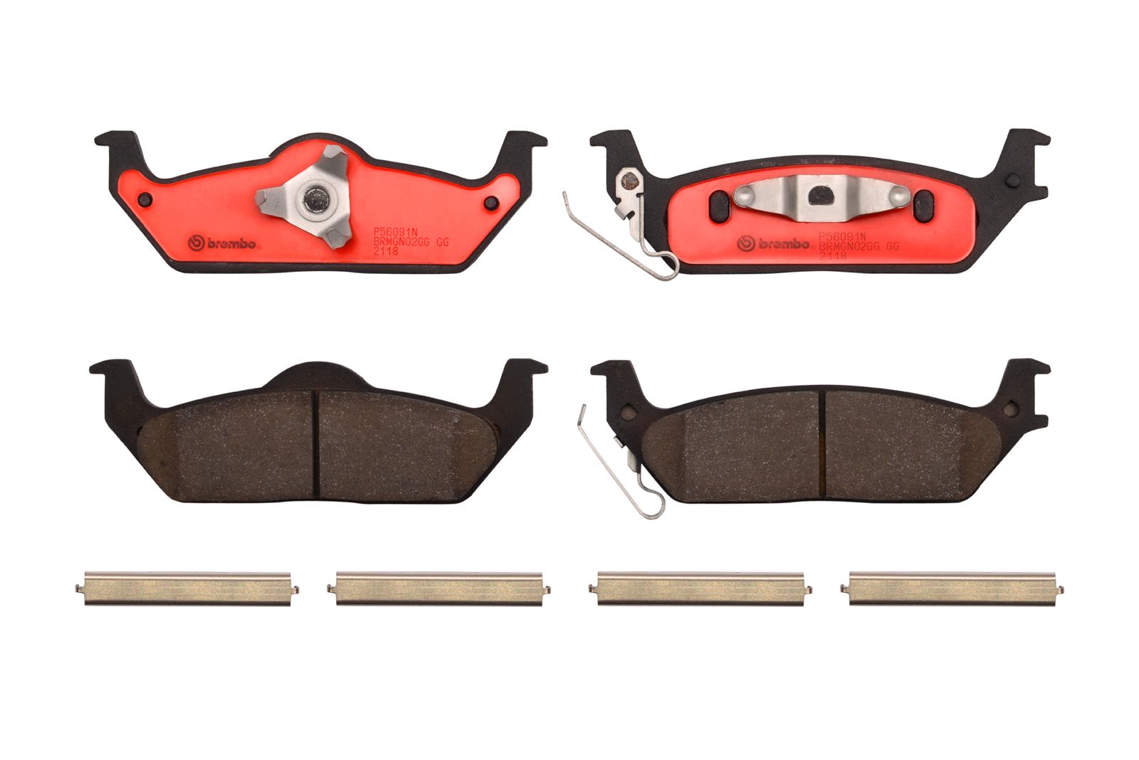 PRIME Ceramic Rear Disc Brake Pad Set - P56091N_01
