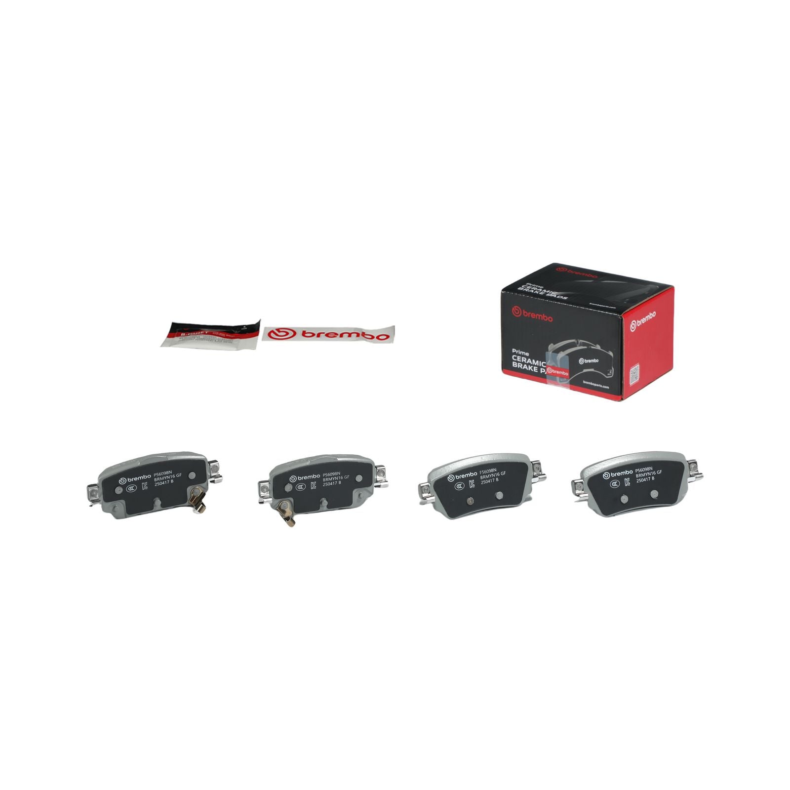 PRIME Ceramic Rear Disc Brake Pad Set - P56098N_02