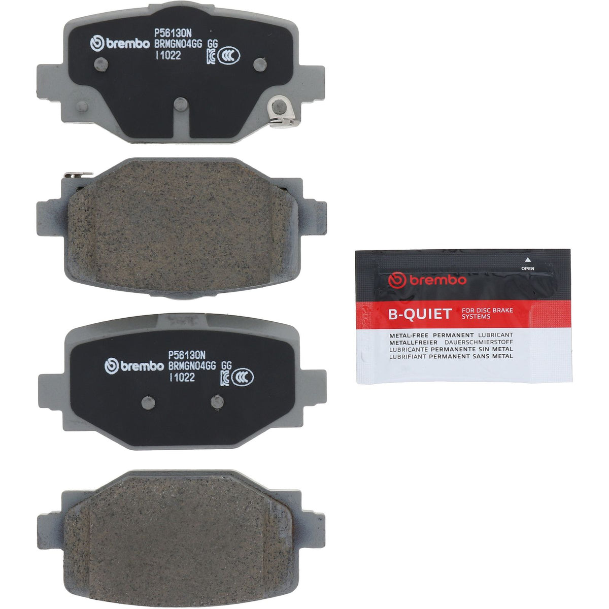 PRIME Ceramic Rear Disc Brake Pad Set - P56130N_02
