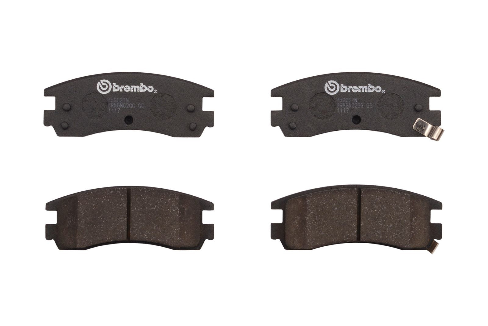 PRIME Ceramic Rear Disc Brake Pad Set - P59027N_01