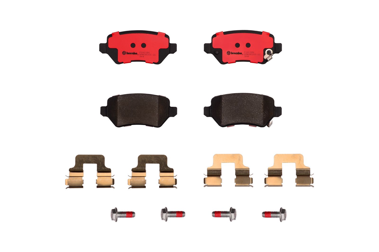 PRIME Ceramic Rear Disc Brake Pad Set - P59038N_01