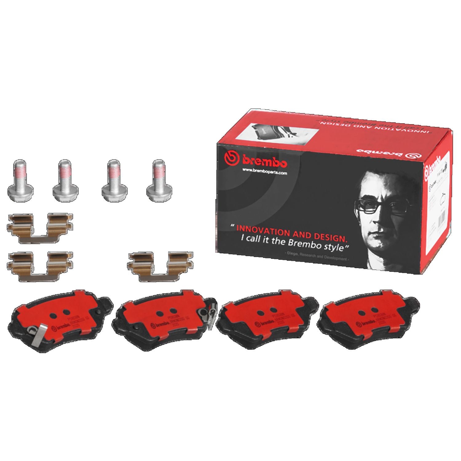PRIME Ceramic Rear Disc Brake Pad Set - P59038N_02