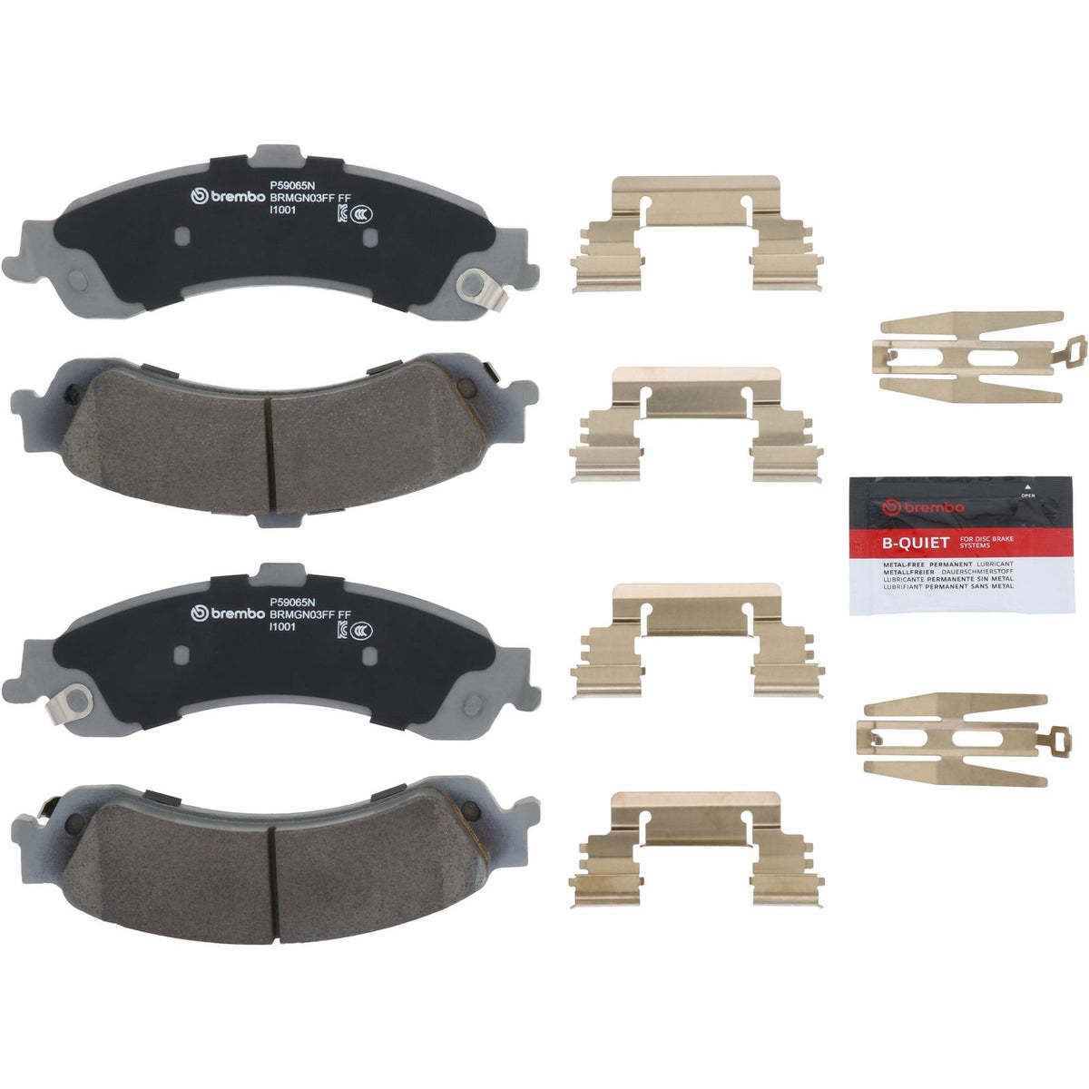 PRIME Ceramic Rear Disc Brake Pad Set - P59065N_03