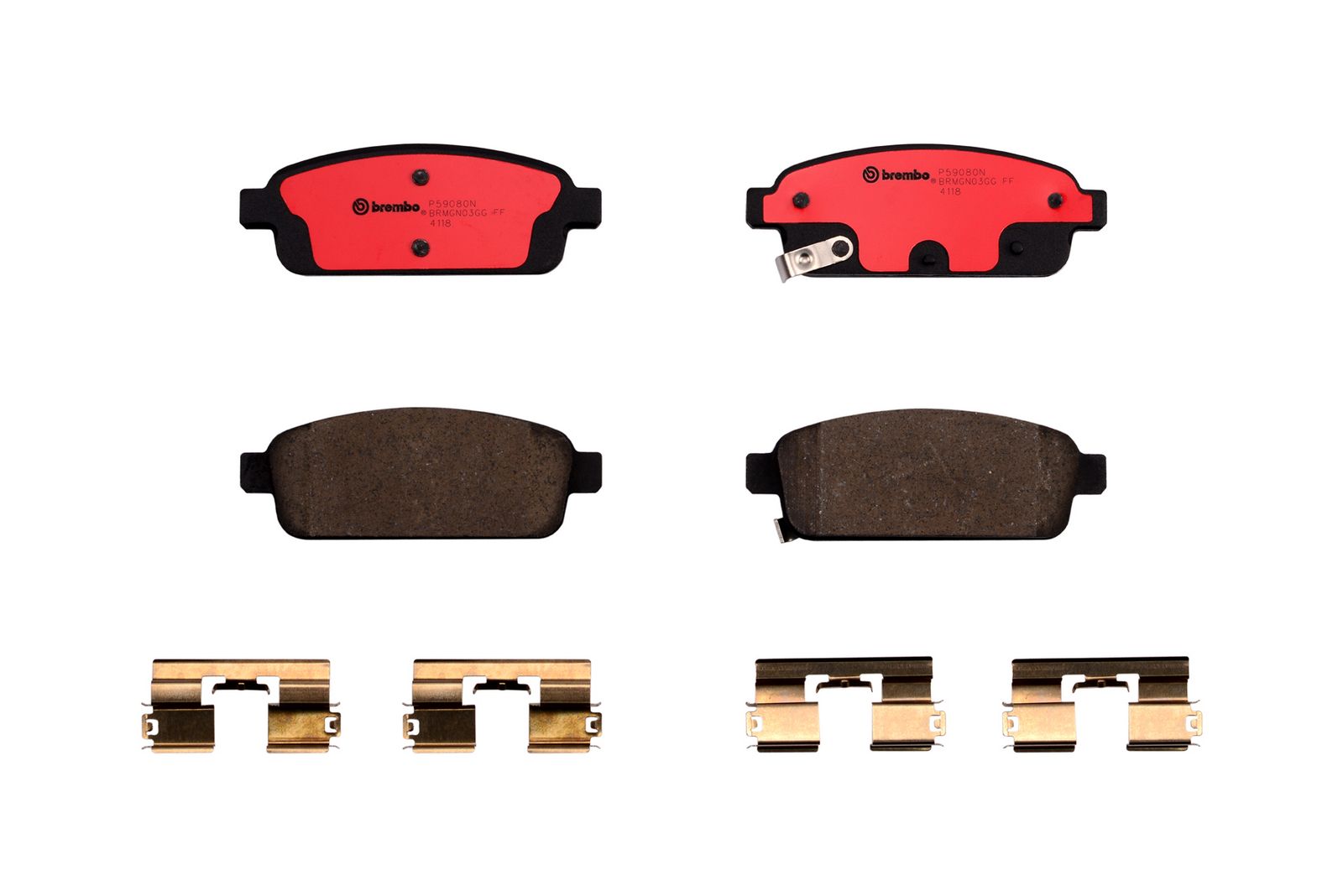 PRIME Ceramic Rear Disc Brake Pad Set - P59080N_01