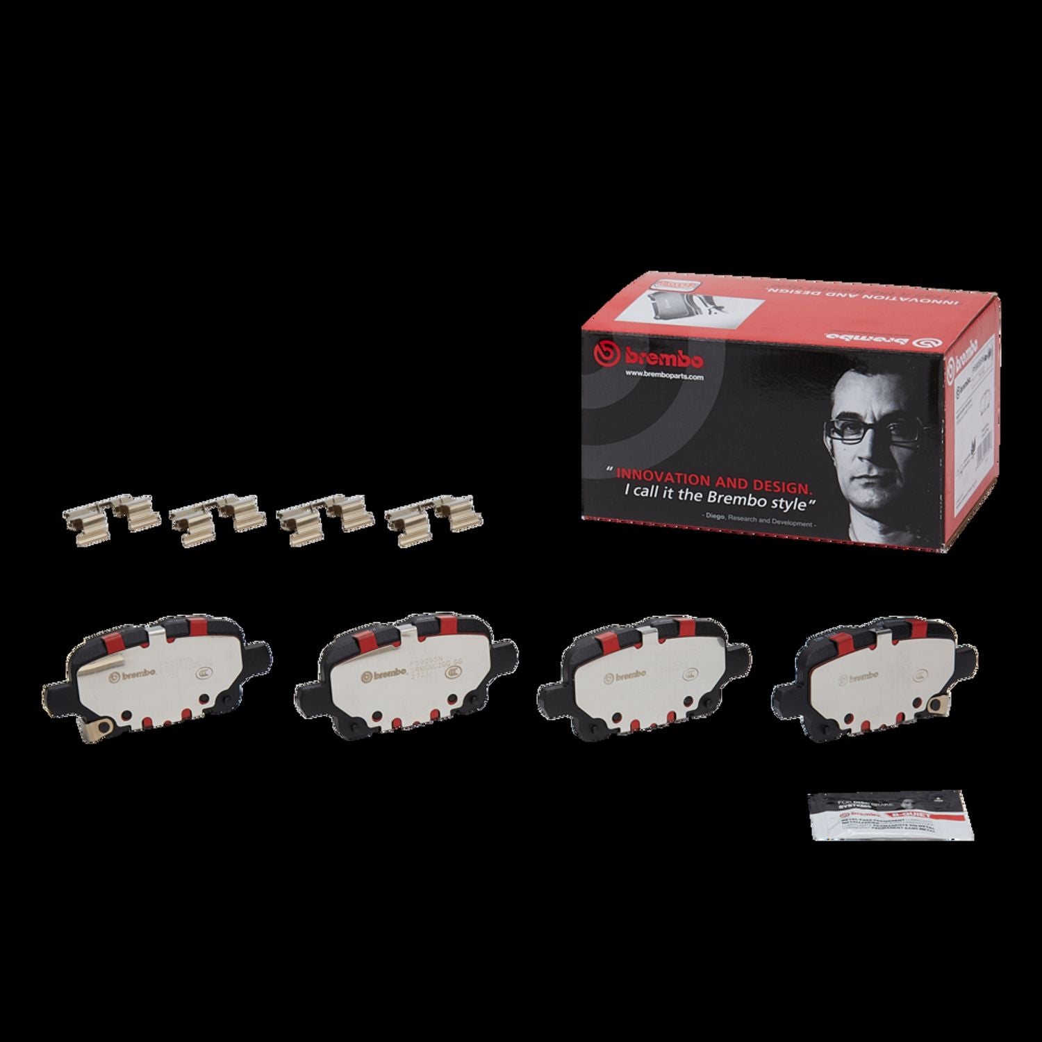 PRIME Ceramic Rear Disc Brake Pad Set - P59095N_01