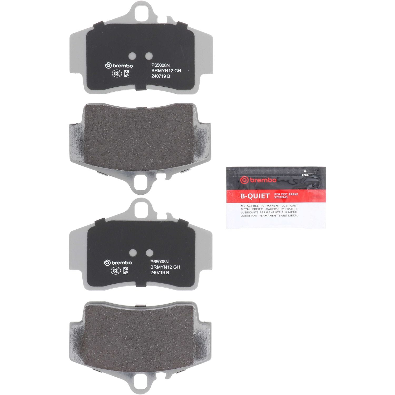 PRIME Ceramic Rear Disc Brake Pad Set - P65008N_02