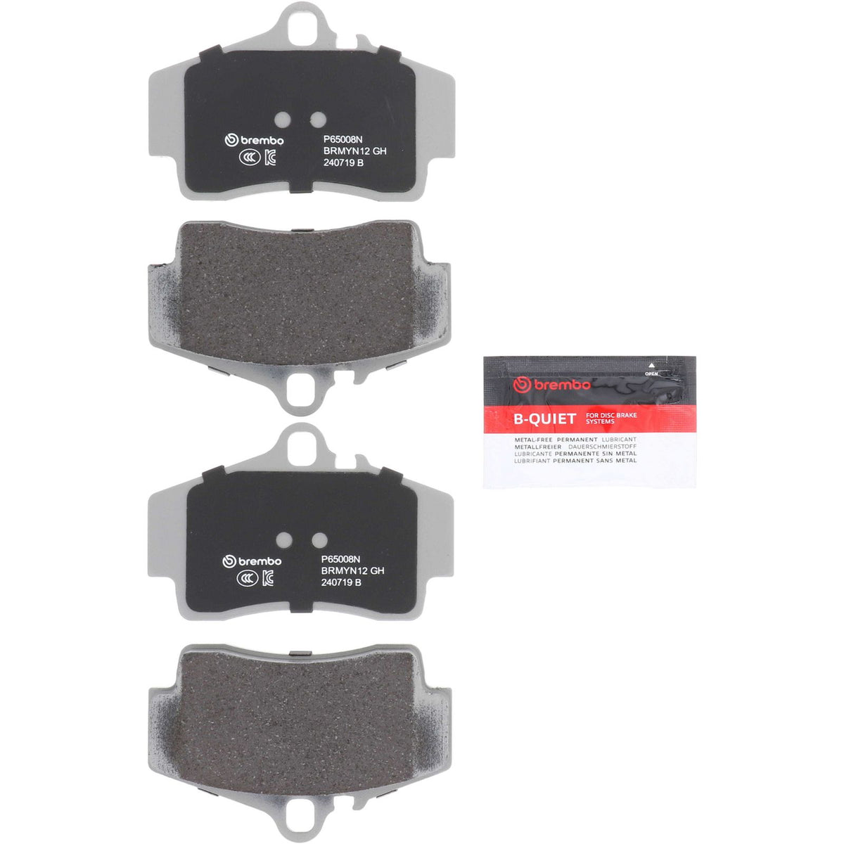 PRIME Ceramic Rear Disc Brake Pad Set - P65008N_02