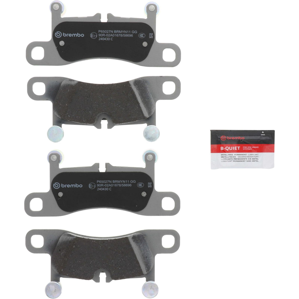 PRIME Ceramic Rear Disc Brake Pad Set - P65027N_01