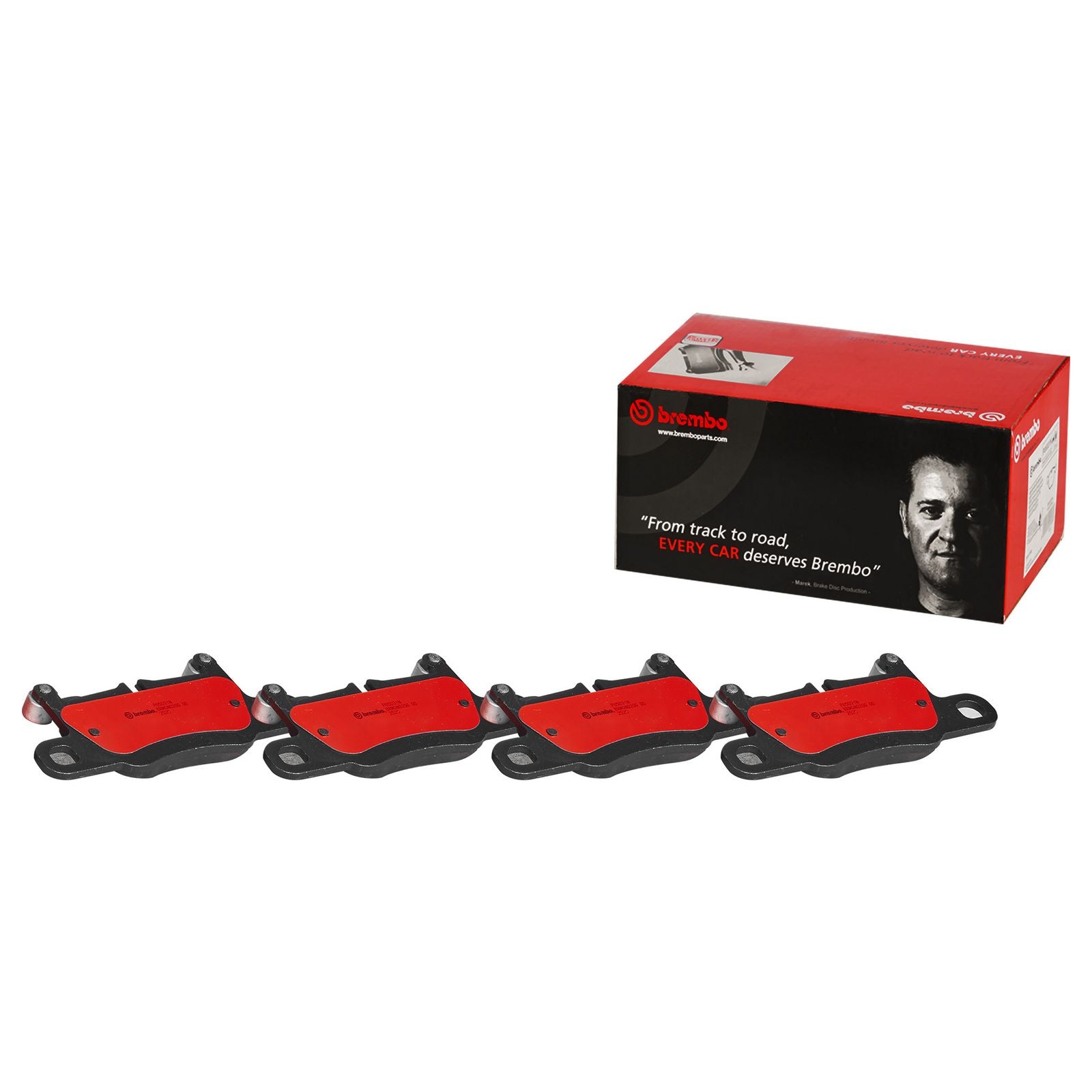 PRIME Ceramic Rear Disc Brake Pad Set - P65031N_01
