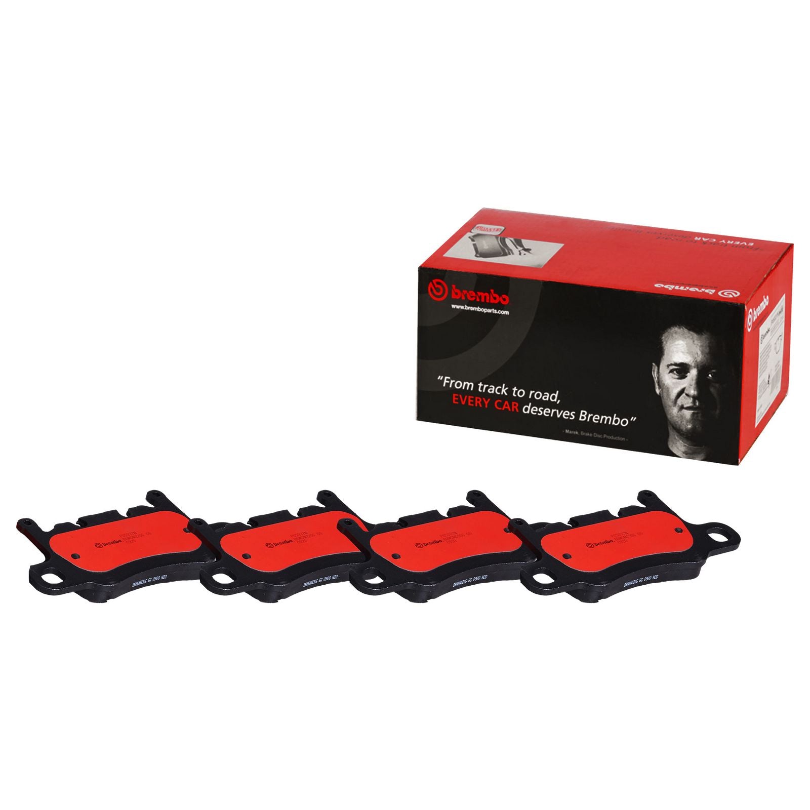 PRIME Ceramic Rear Disc Brake Pad Set - P65037N_01