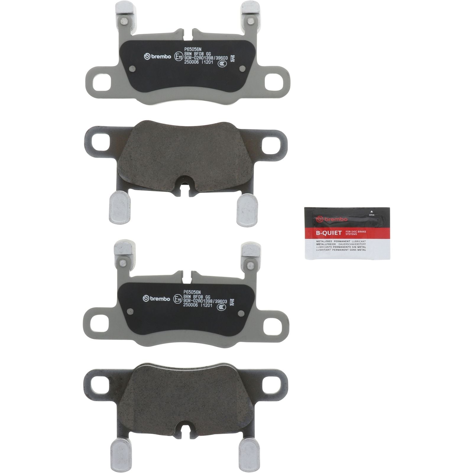 PRIME Ceramic Rear Disc Brake Pad Set - P65056N_02