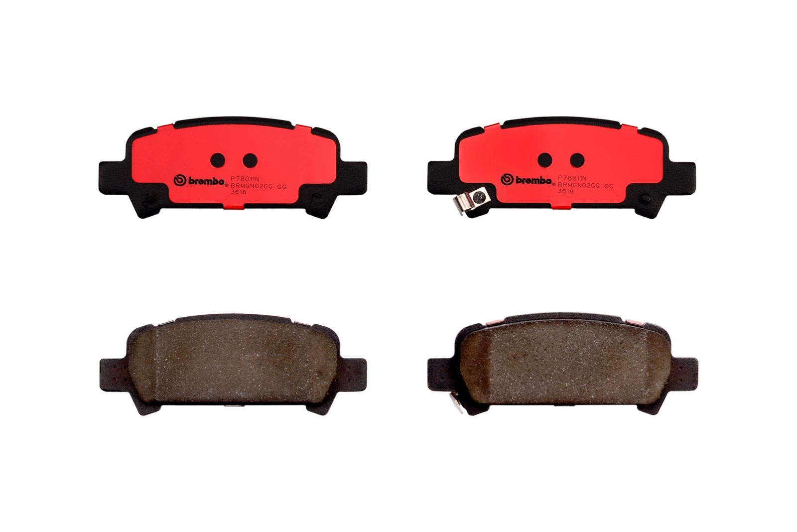 PRIME Ceramic Rear Disc Brake Pad Set - P78011N_01