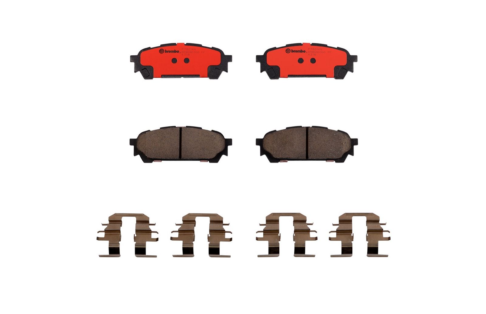 PRIME Ceramic Rear Disc Brake Pad Set - P78014N_01