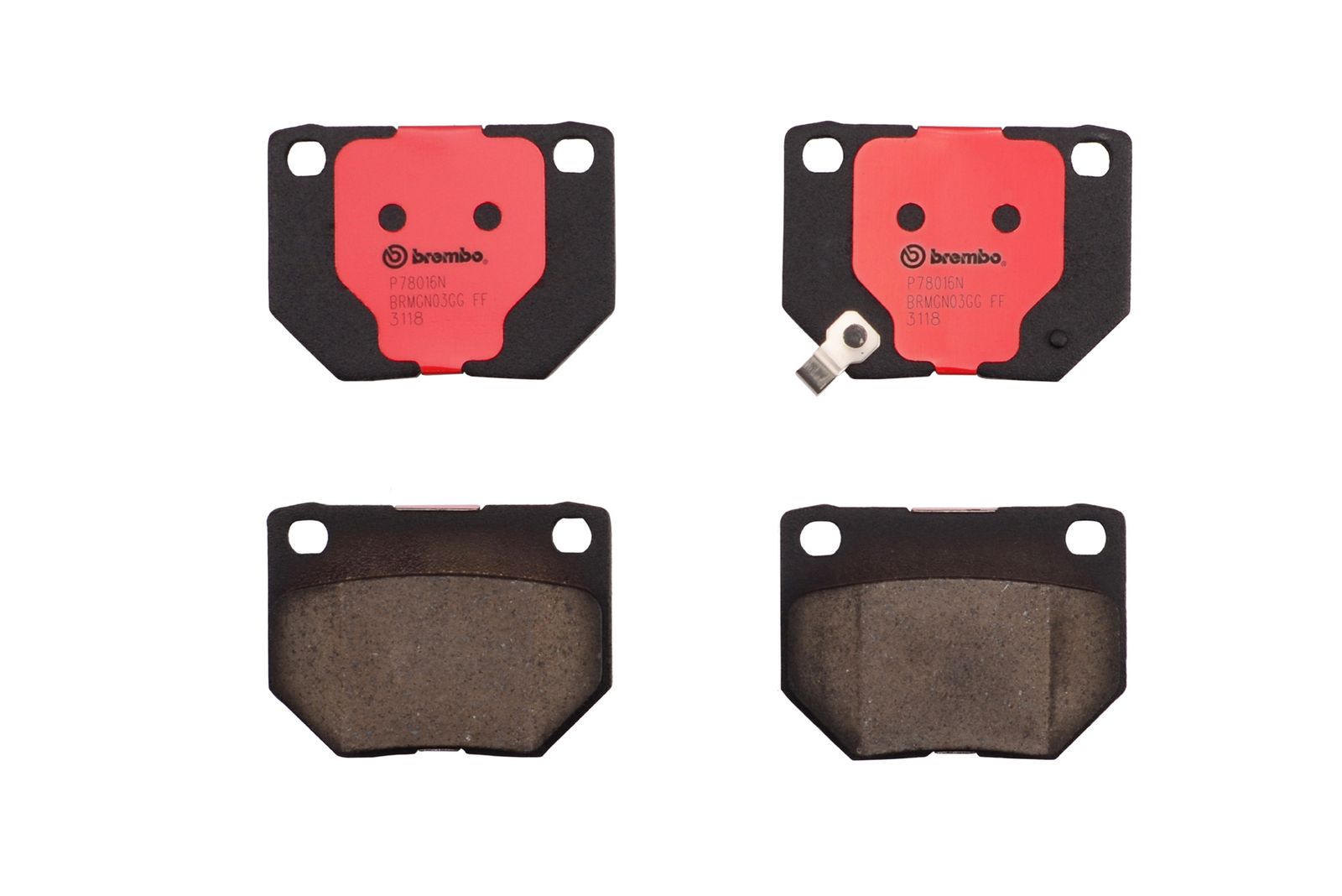 PRIME Ceramic Rear Disc Brake Pad Set - P78016N_01
