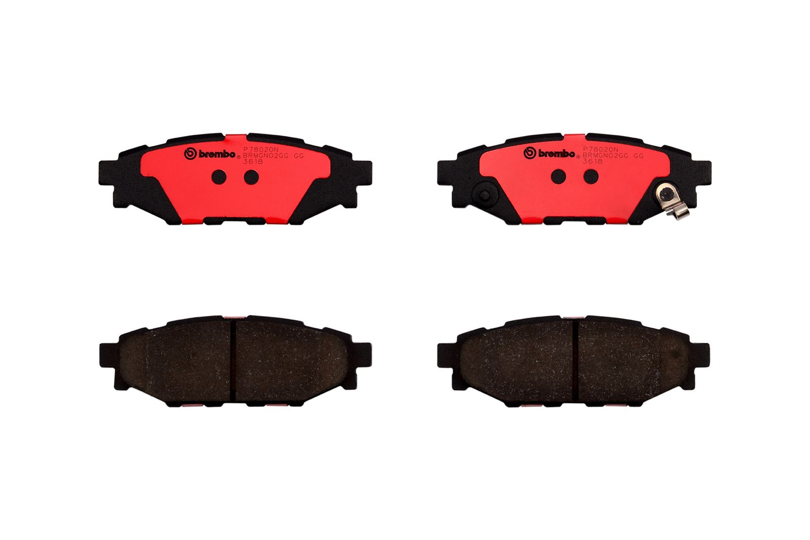 PRIME Ceramic Rear Disc Brake Pad Set - P78020N_01