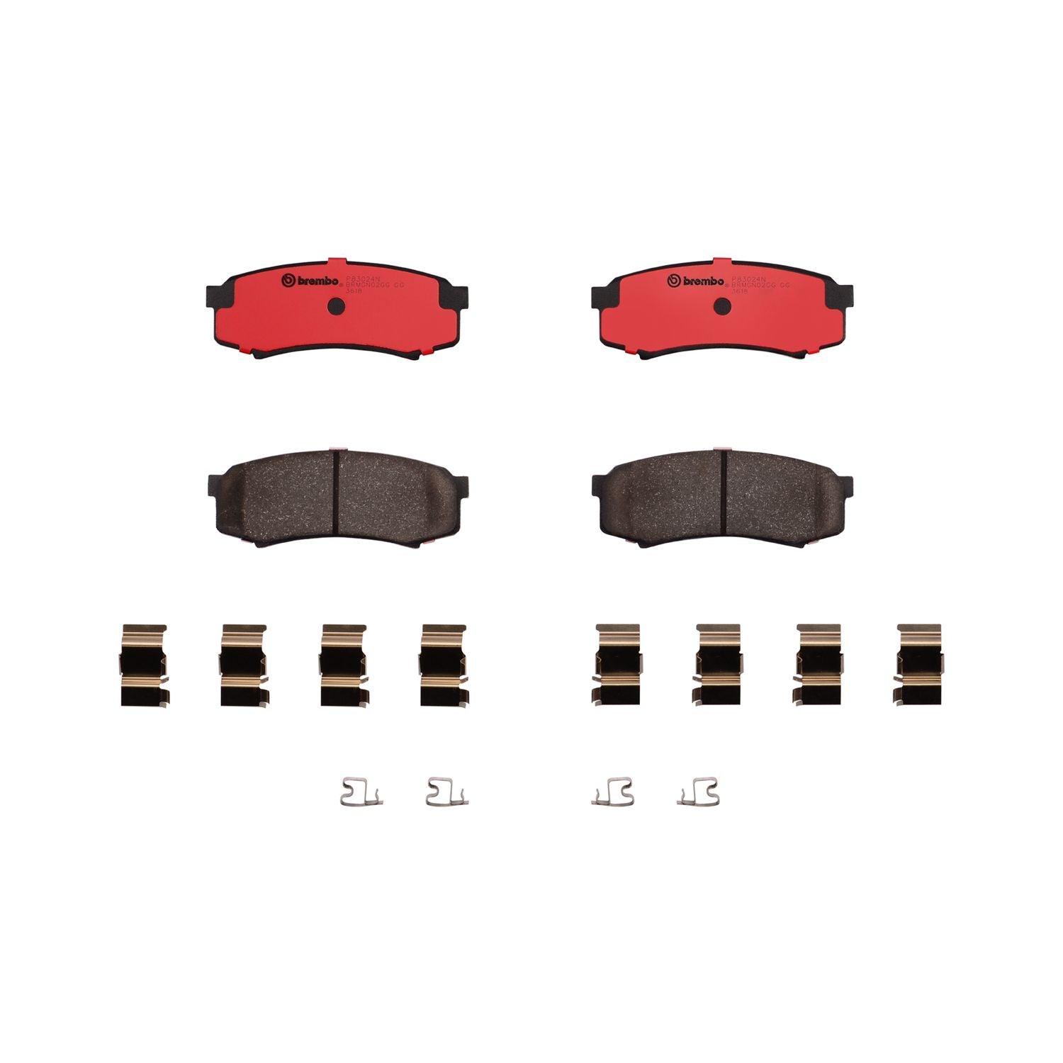 PRIME Ceramic Rear Disc Brake Pad Set - P83024N_01