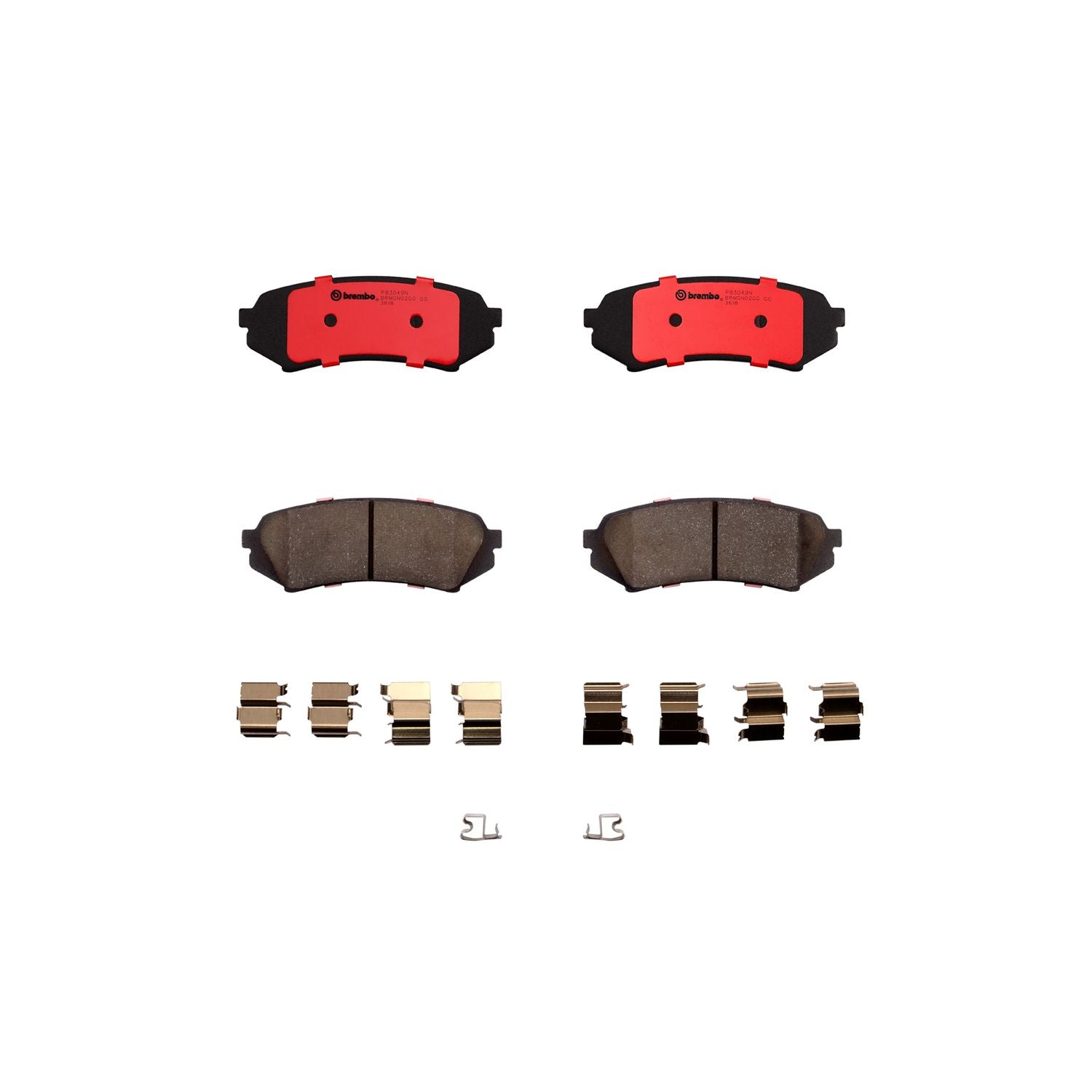 PRIME Ceramic Rear Disc Brake Pad Set - P83049N_01