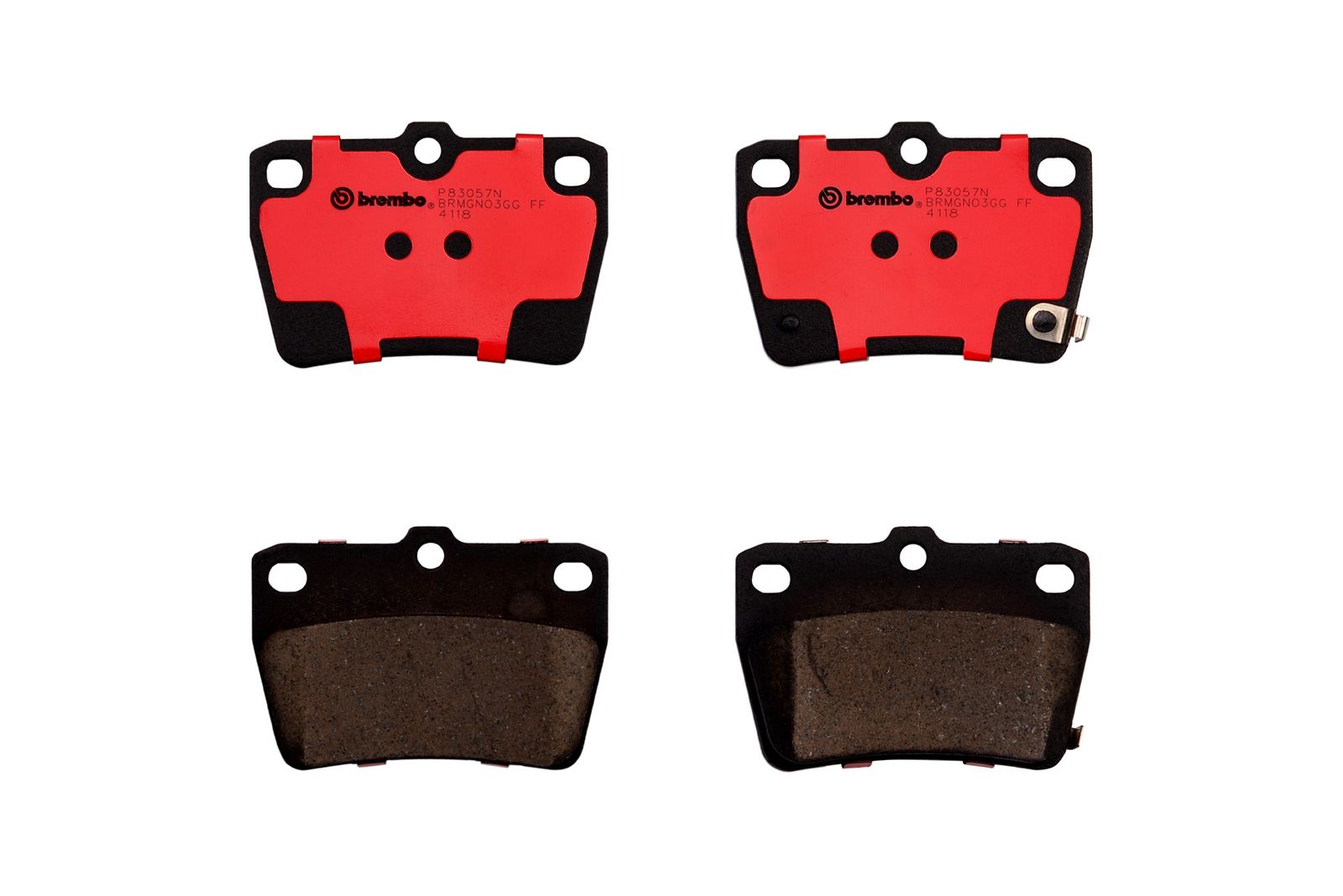 PRIME Ceramic Rear Disc Brake Pad Set - P83057N_01