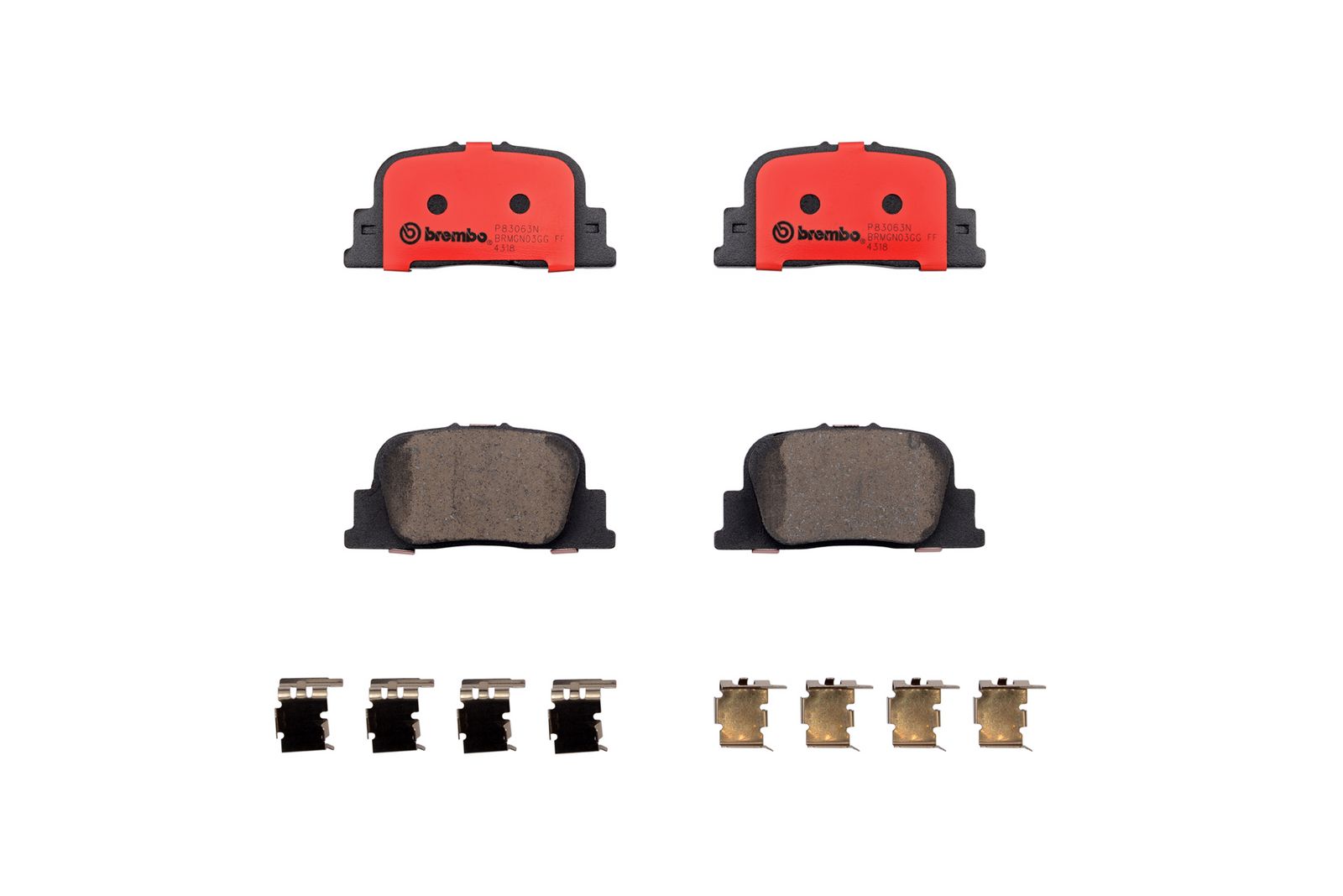 PRIME Ceramic Rear Disc Brake Pad Set - P83063N_01