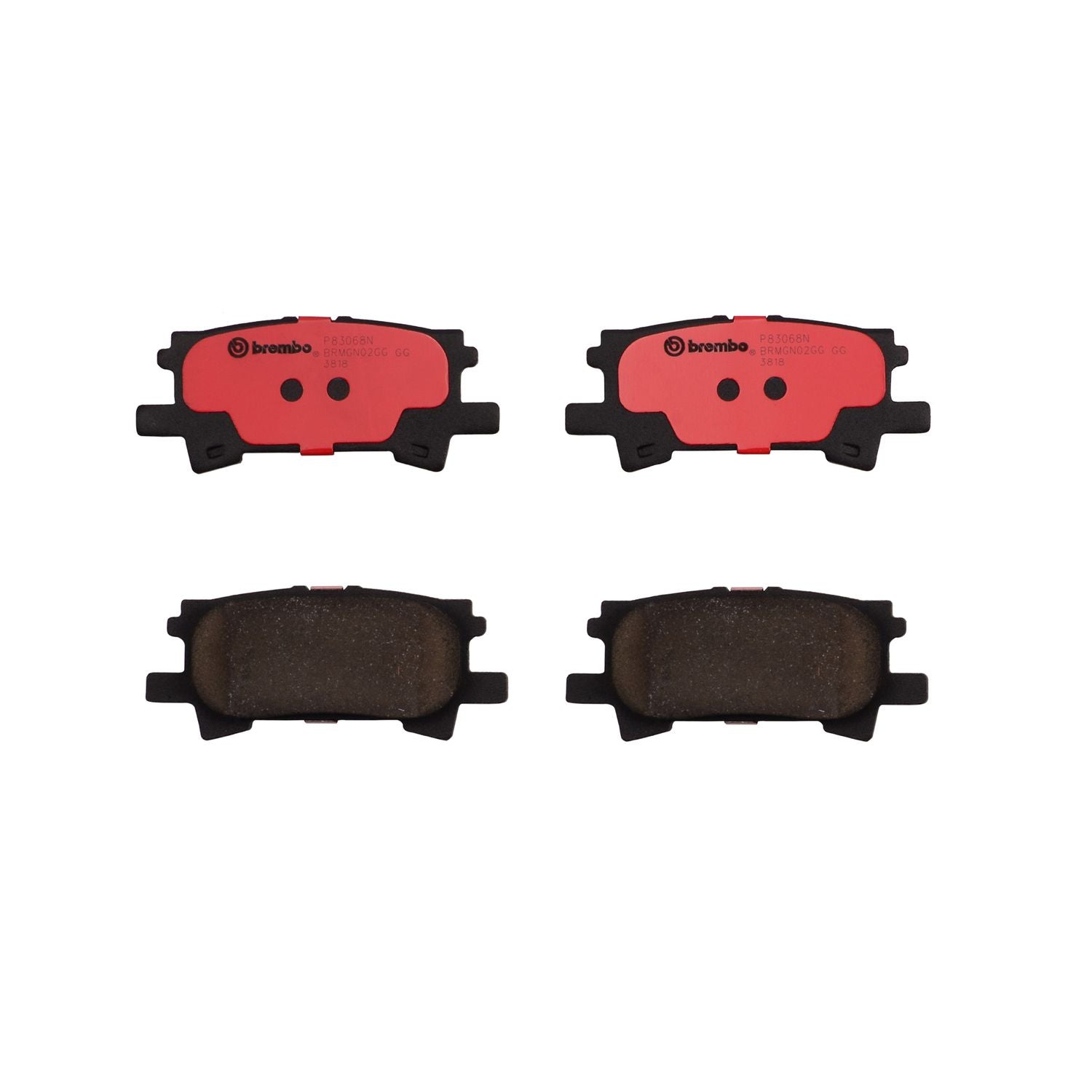 PRIME Ceramic Rear Disc Brake Pad Set - P83068N_02