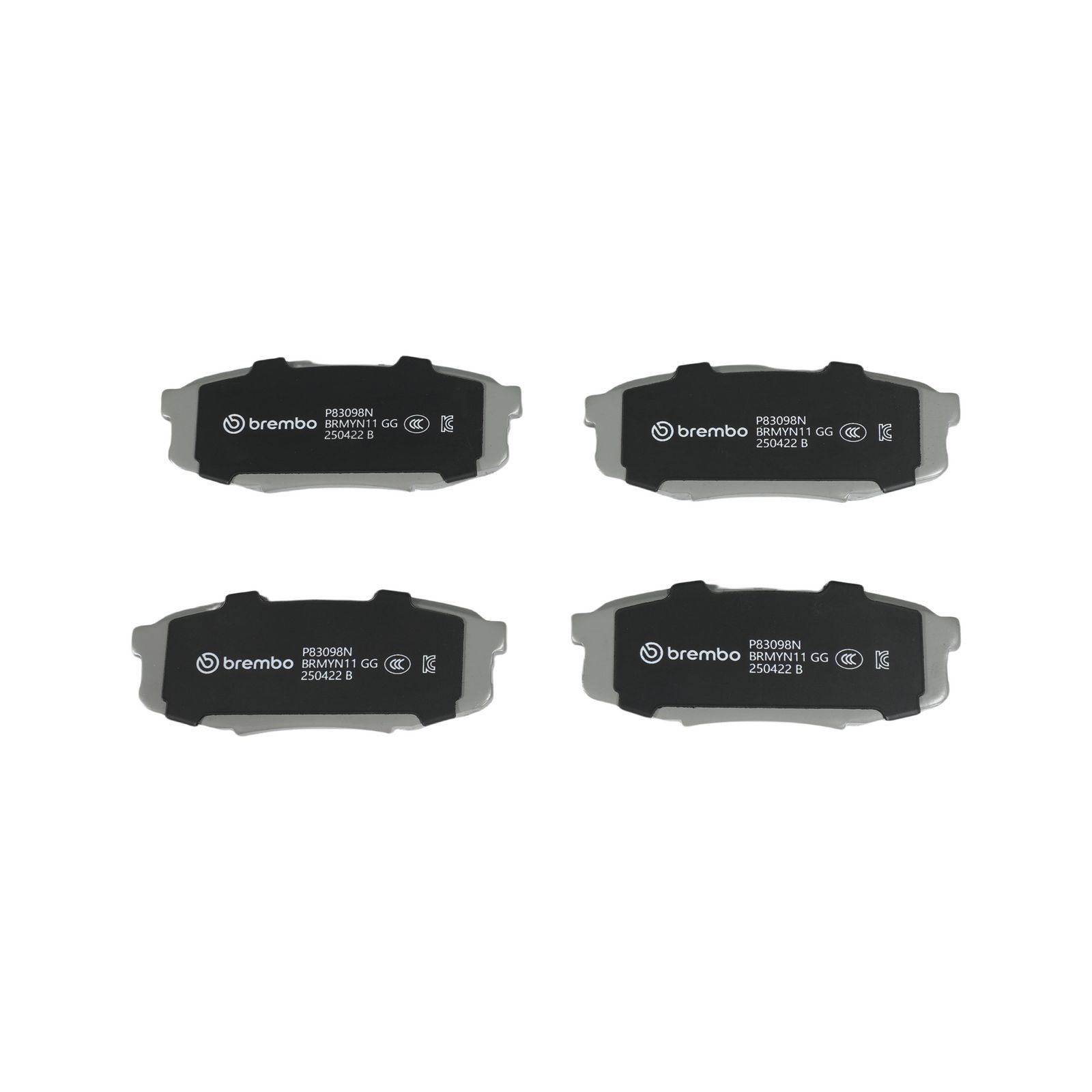 PRIME Ceramic Rear Disc Brake Pad Set - P83098N_04