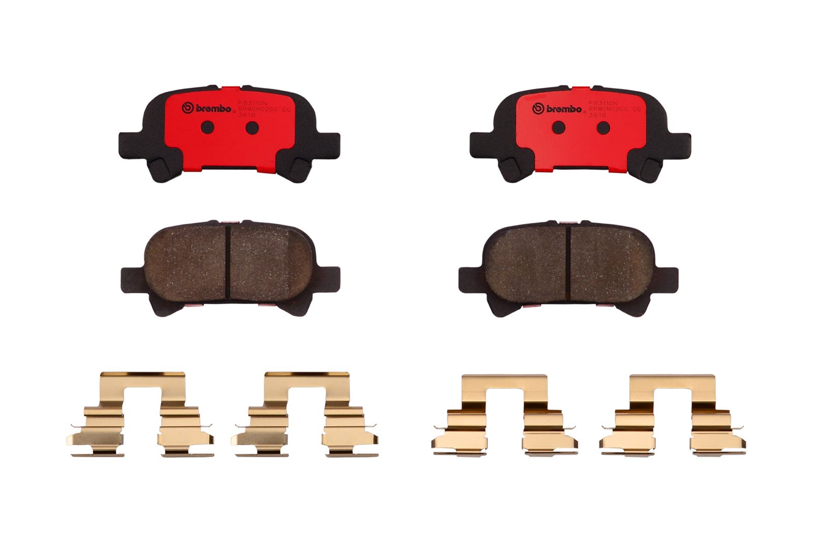 PRIME Ceramic Rear Disc Brake Pad Set - P83110N_01