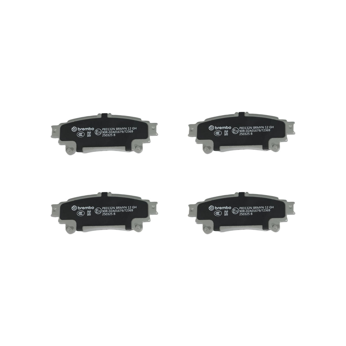 PRIME Ceramic Rear Disc Brake Pad Set - P83132N_03