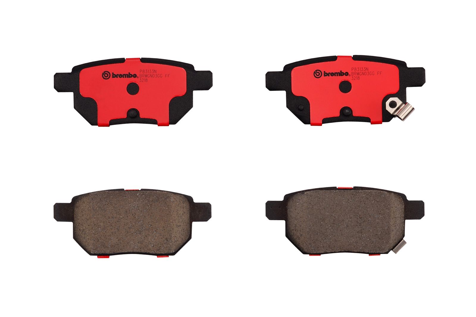 PRIME Ceramic Rear Disc Brake Pad Set - P83133N_01