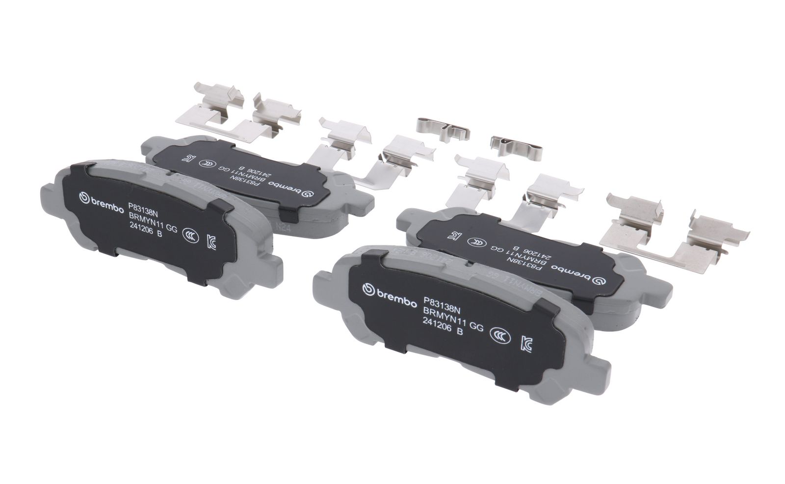 PRIME Ceramic Rear Disc Brake Pad Set - P83138N_21
