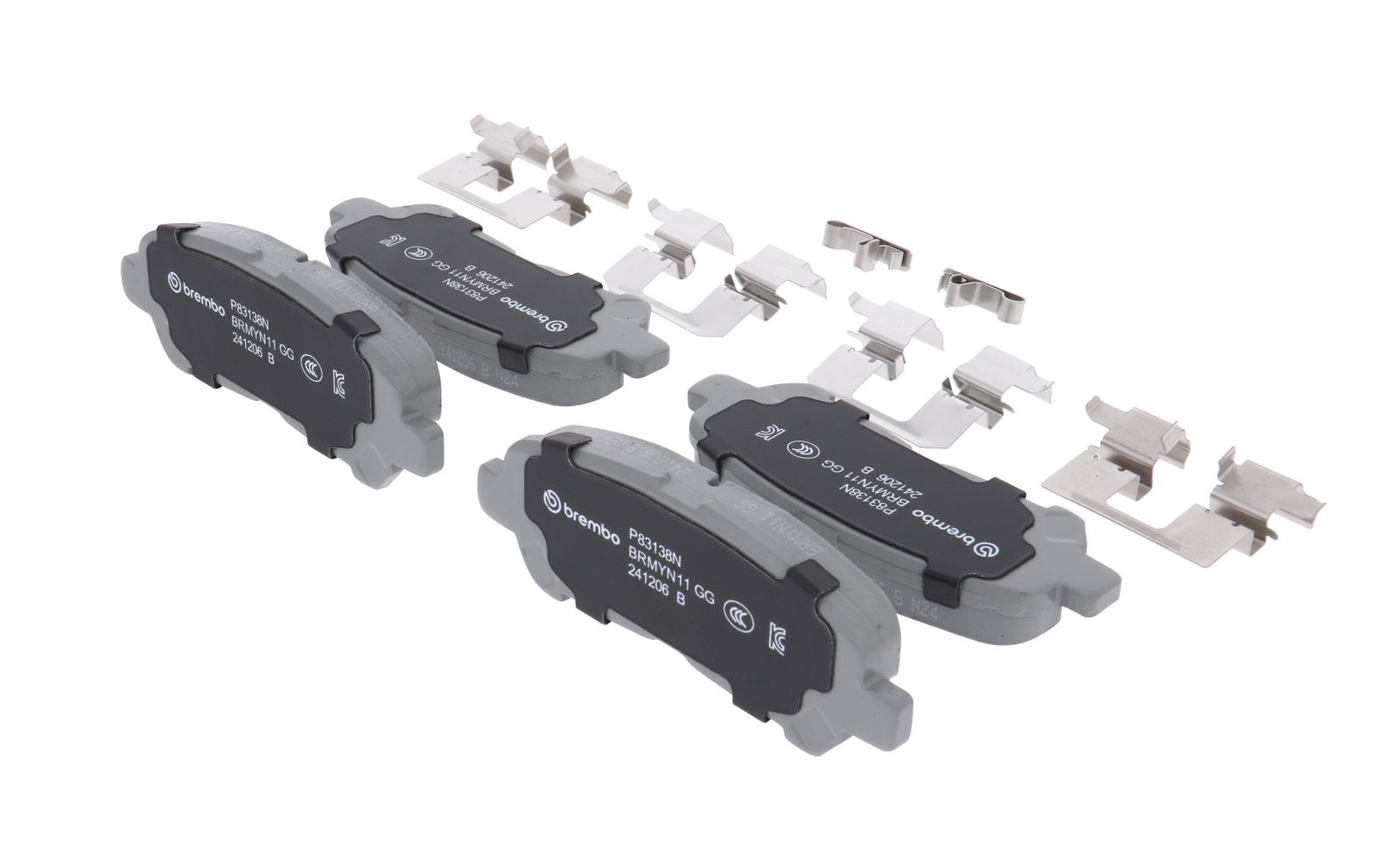 PRIME Ceramic Rear Disc Brake Pad Set - P83138N_22