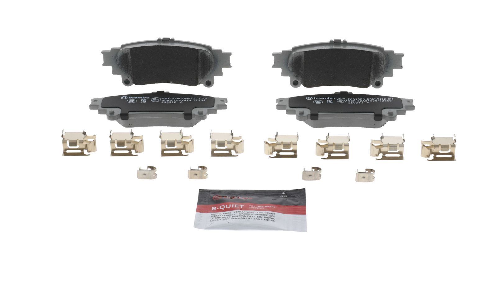 PRIME Ceramic Rear Disc Brake Pad Set - P83152N_07