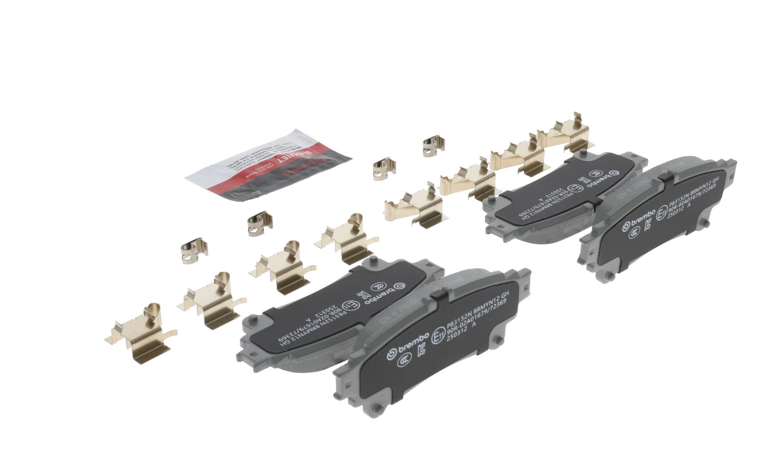 PRIME Ceramic Rear Disc Brake Pad Set - P83152N_16