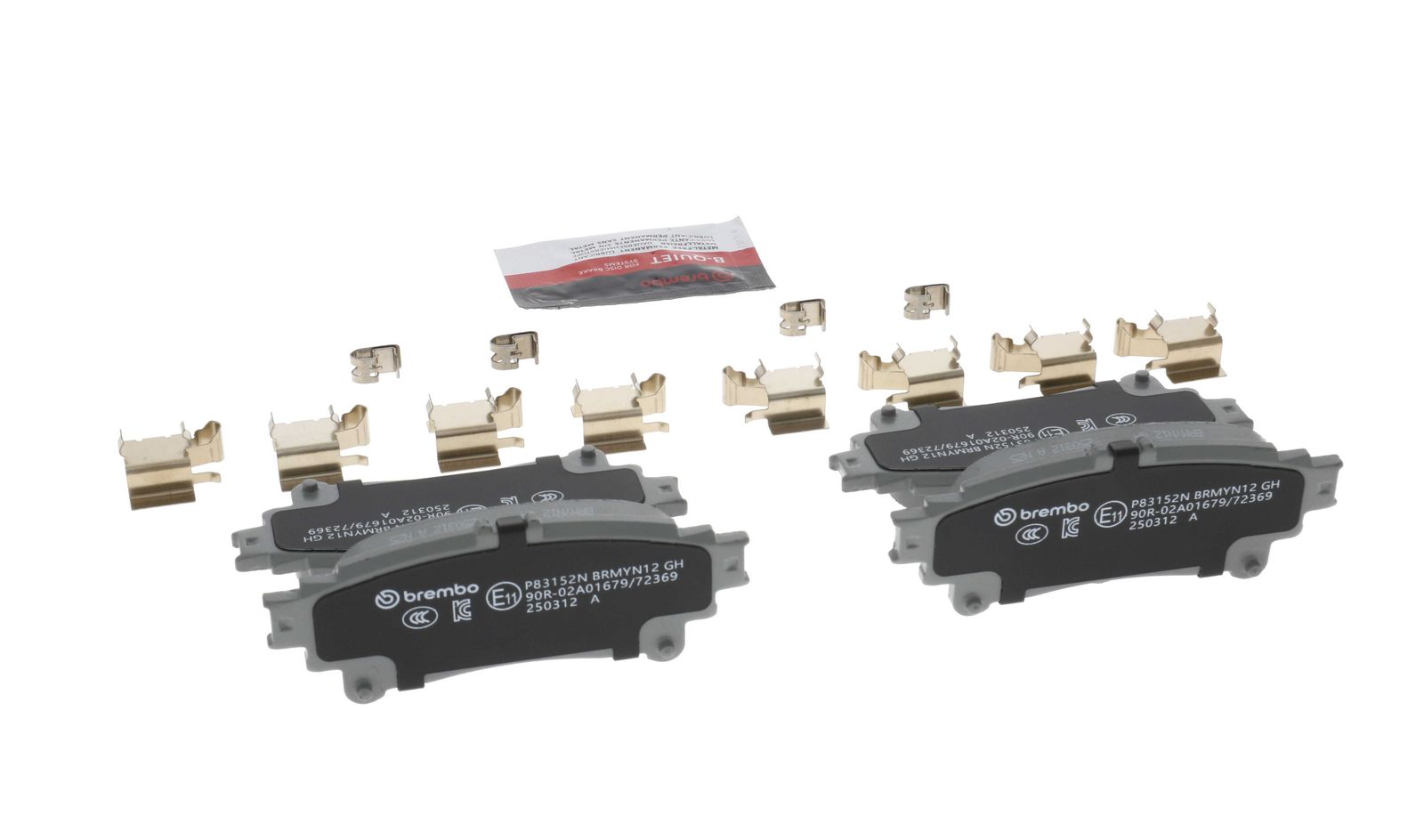 PRIME Ceramic Rear Disc Brake Pad Set - P83152N_18