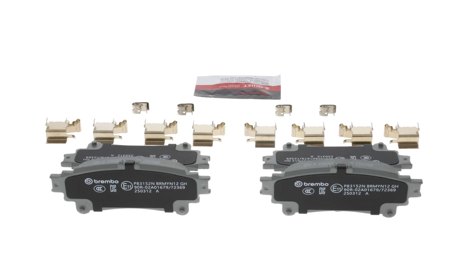 PRIME Ceramic Rear Disc Brake Pad Set - P83152N_19