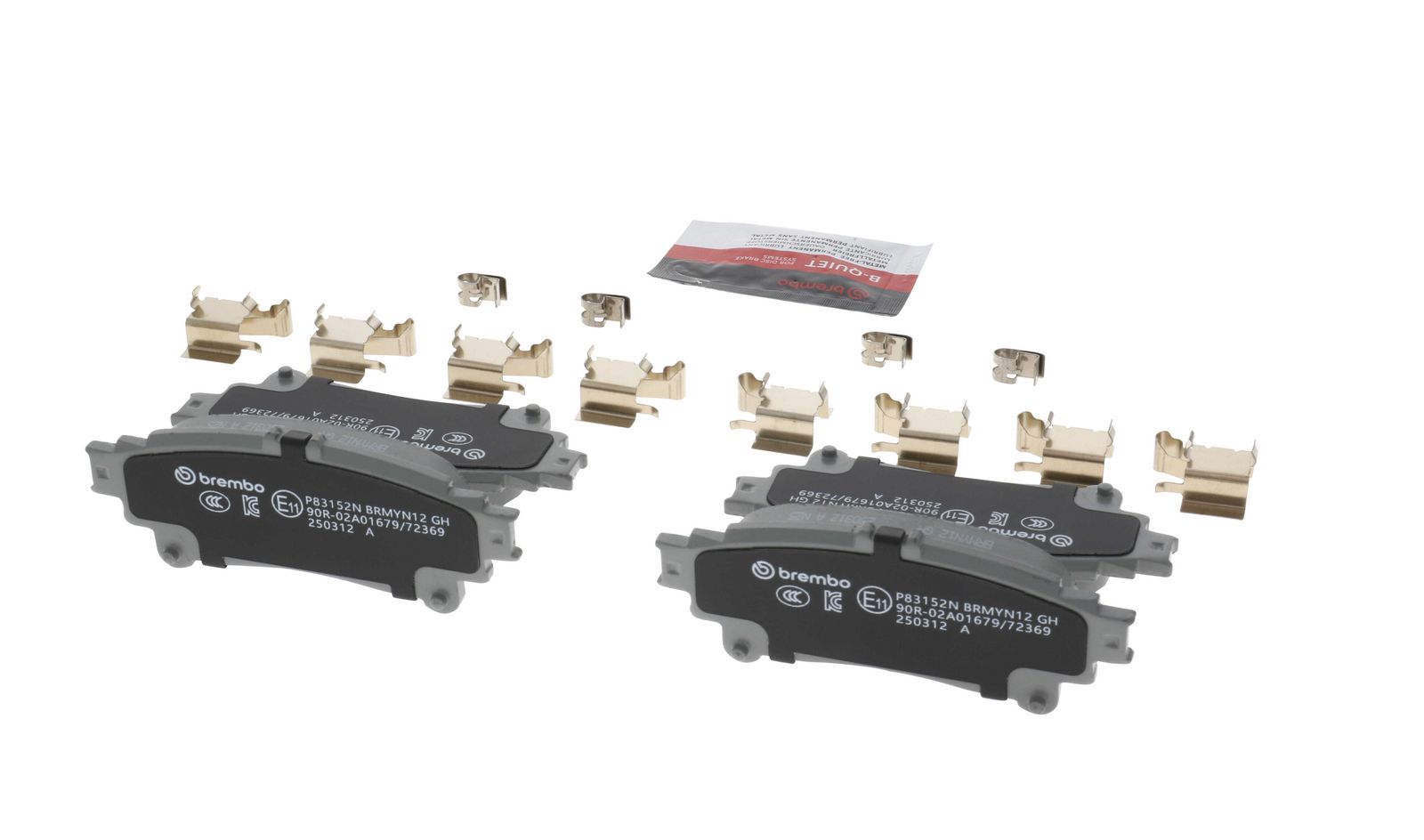 PRIME Ceramic Rear Disc Brake Pad Set - P83152N_20