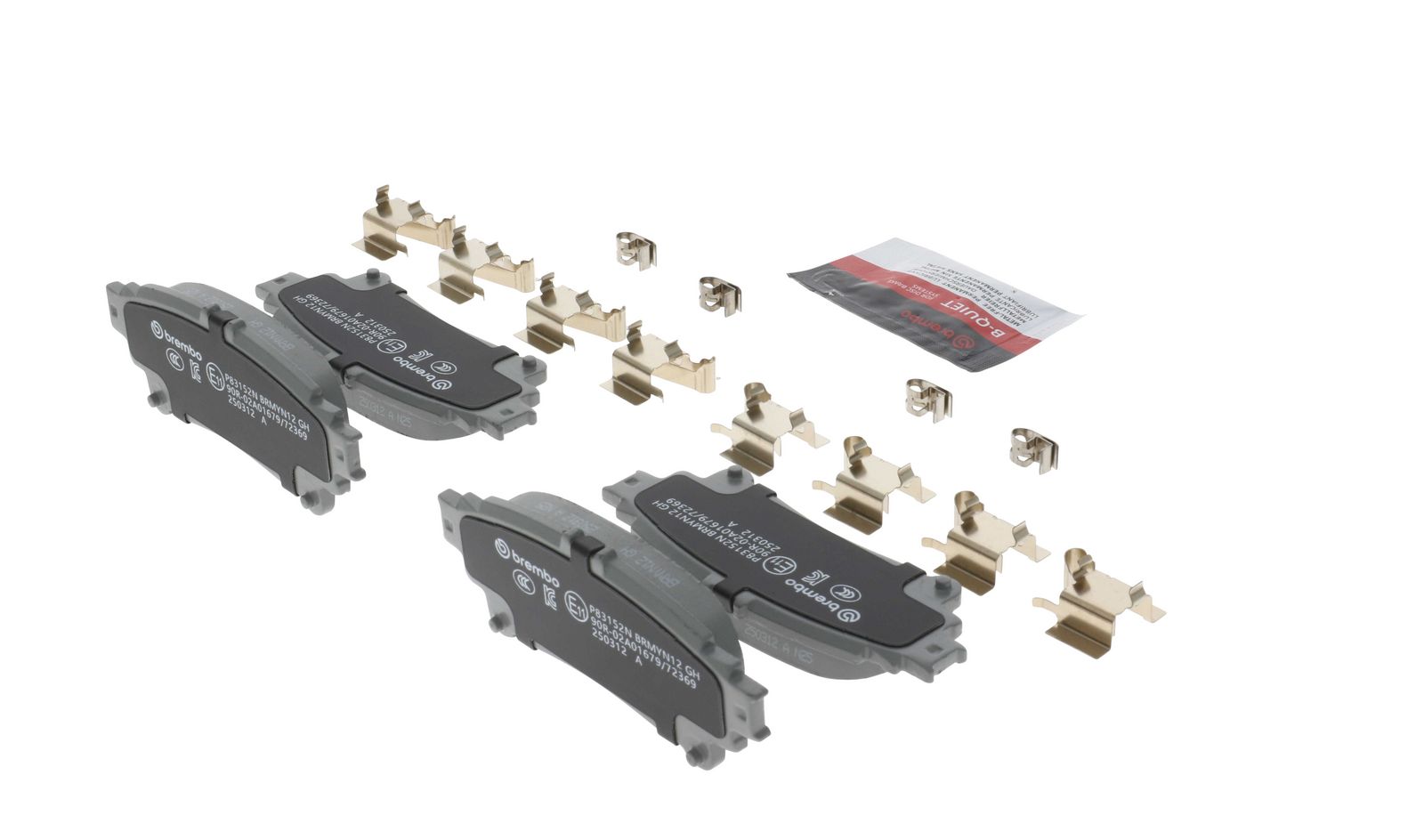 PRIME Ceramic Rear Disc Brake Pad Set - P83152N_22