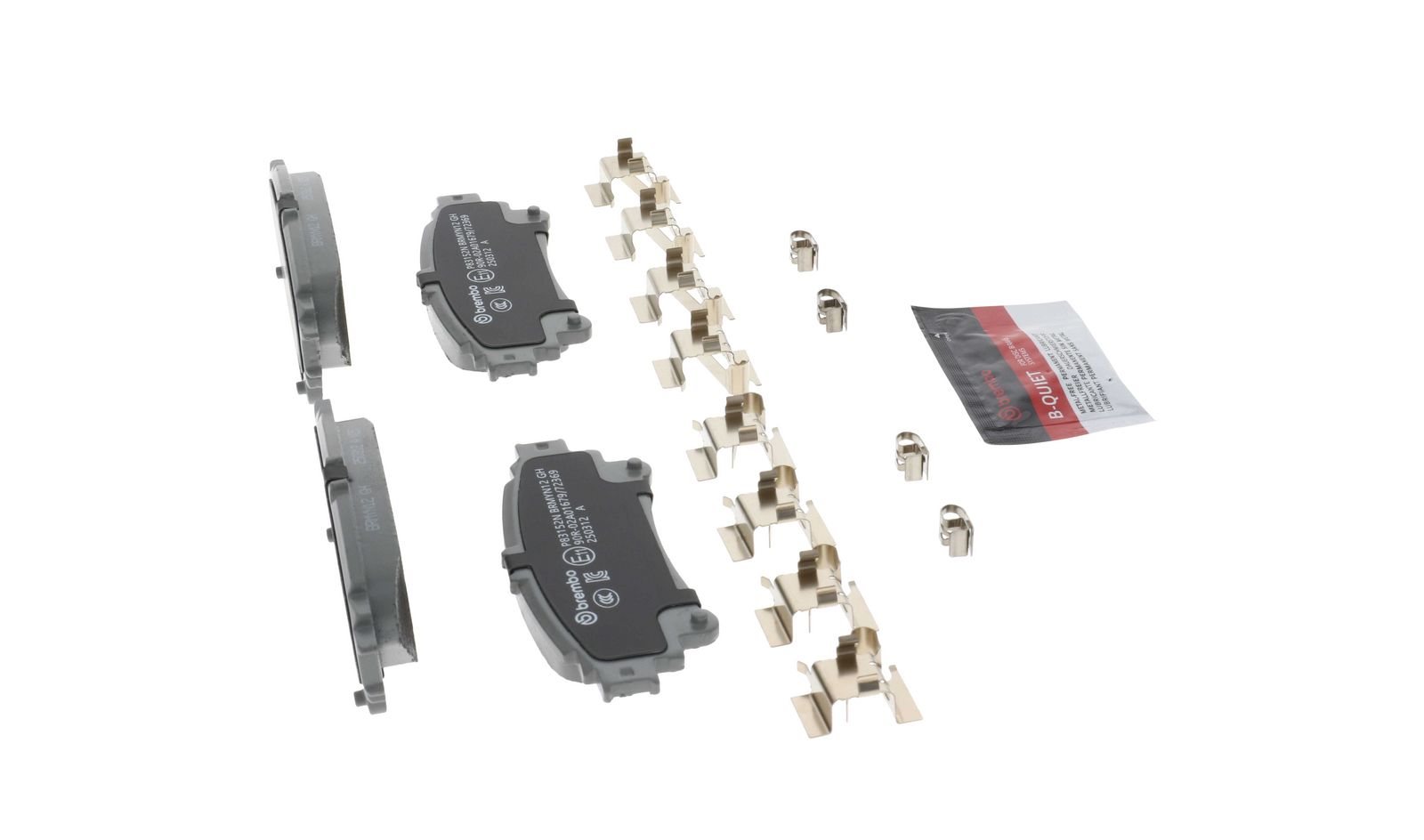 PRIME Ceramic Rear Disc Brake Pad Set - P83152N_24