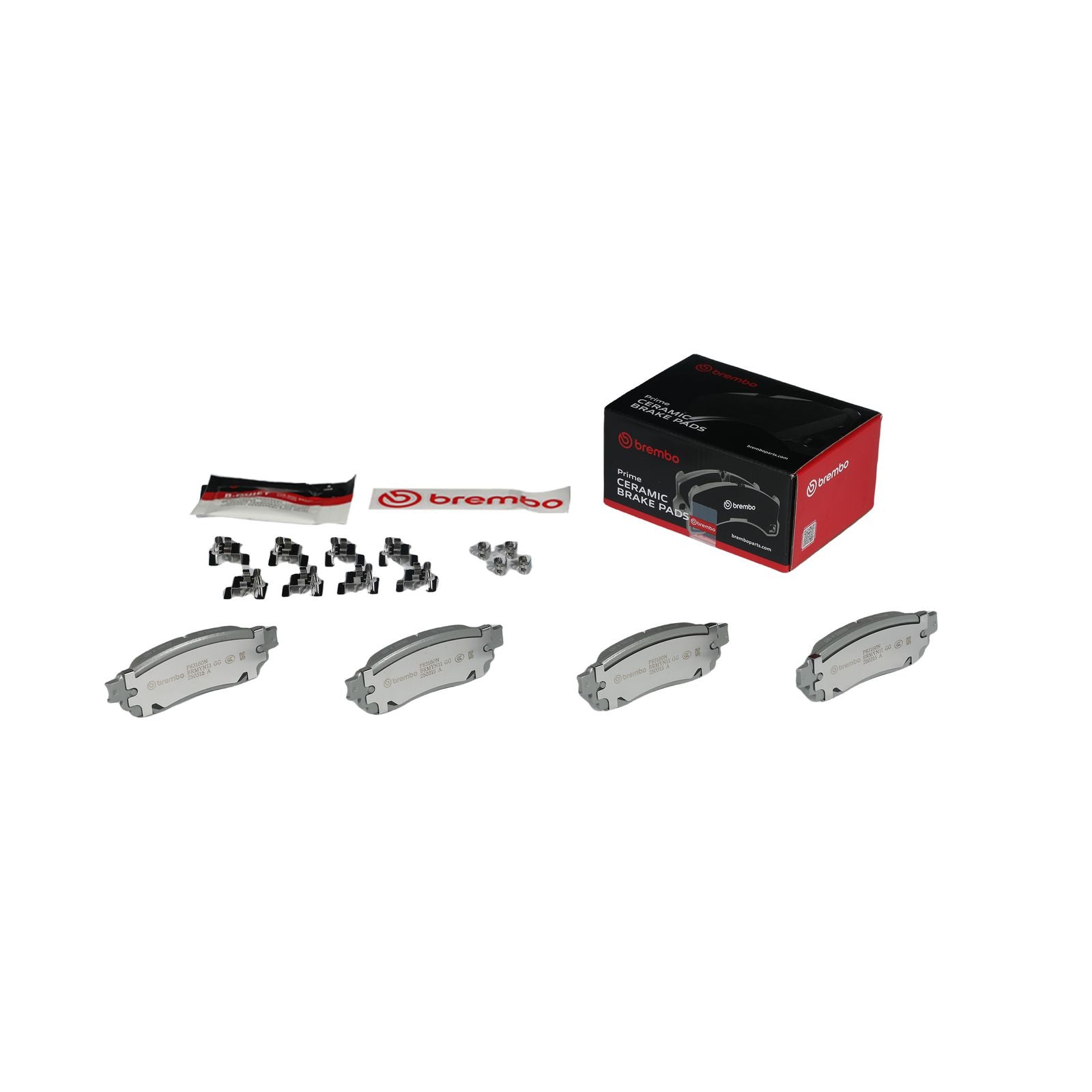 PRIME Ceramic Rear Disc Brake Pad Set - P83160N_01
