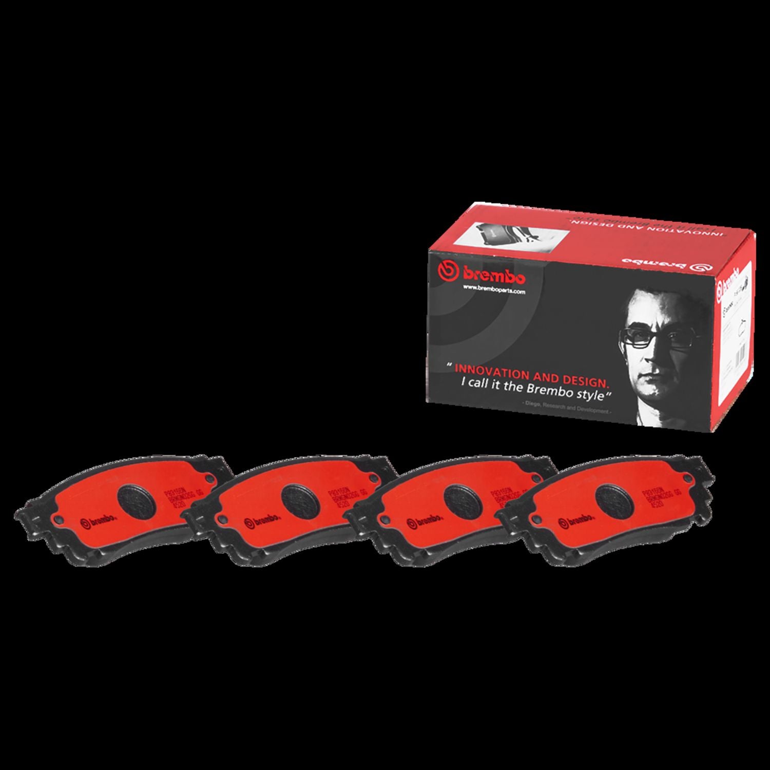 PRIME Ceramic Rear Disc Brake Pad Set - P83166N_02