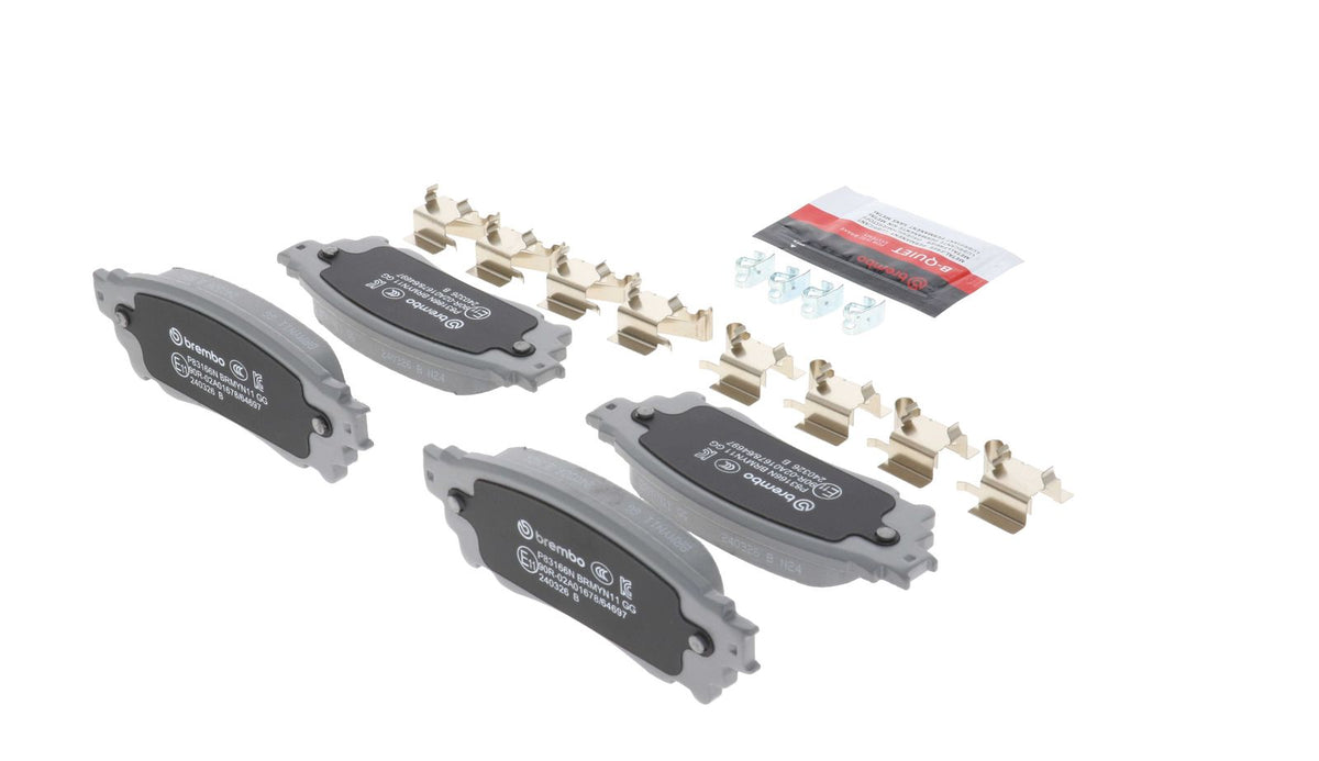 PRIME Ceramic Rear Disc Brake Pad Set - P83166N_22