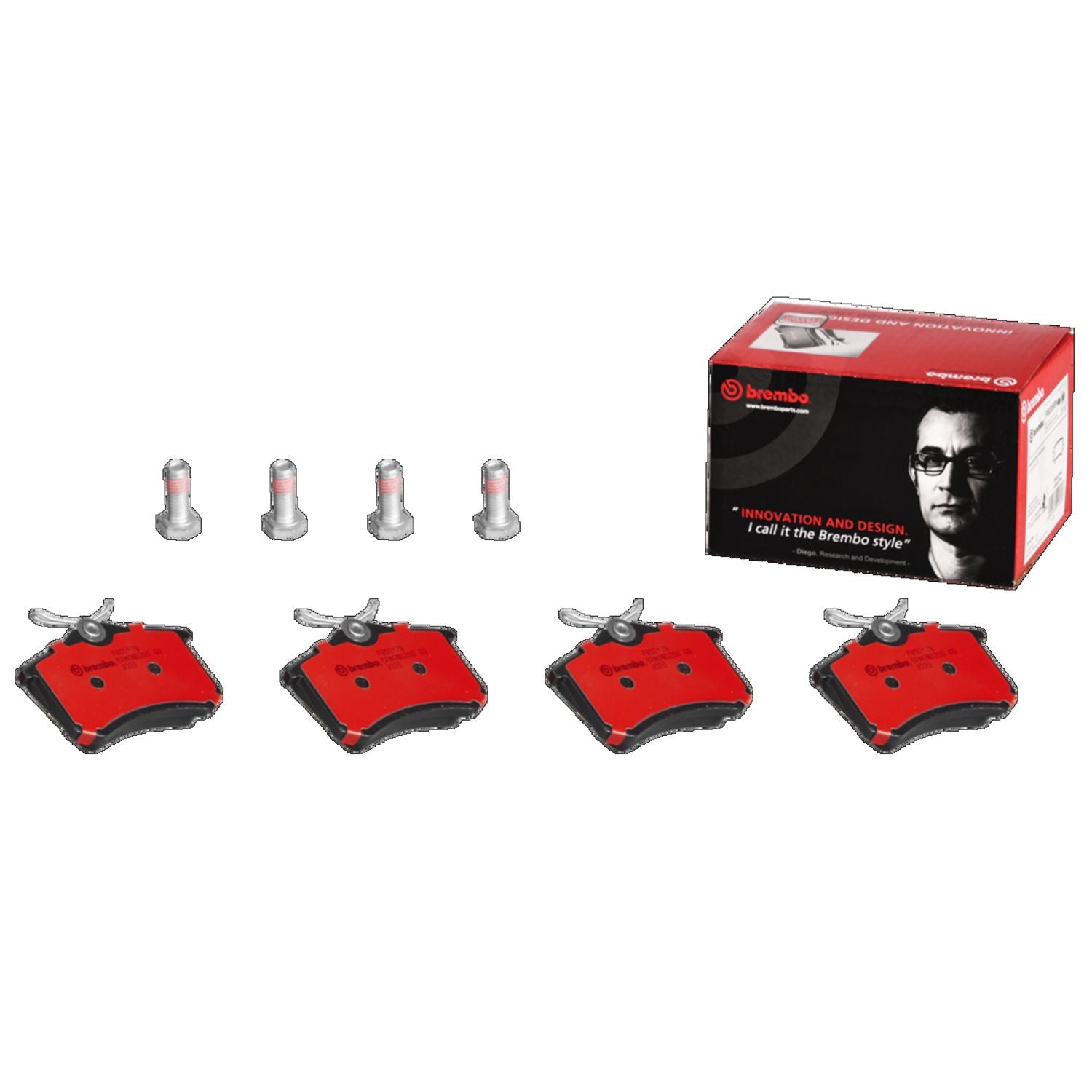 PRIME Ceramic Rear Disc Brake Pad Set - P85017N_02