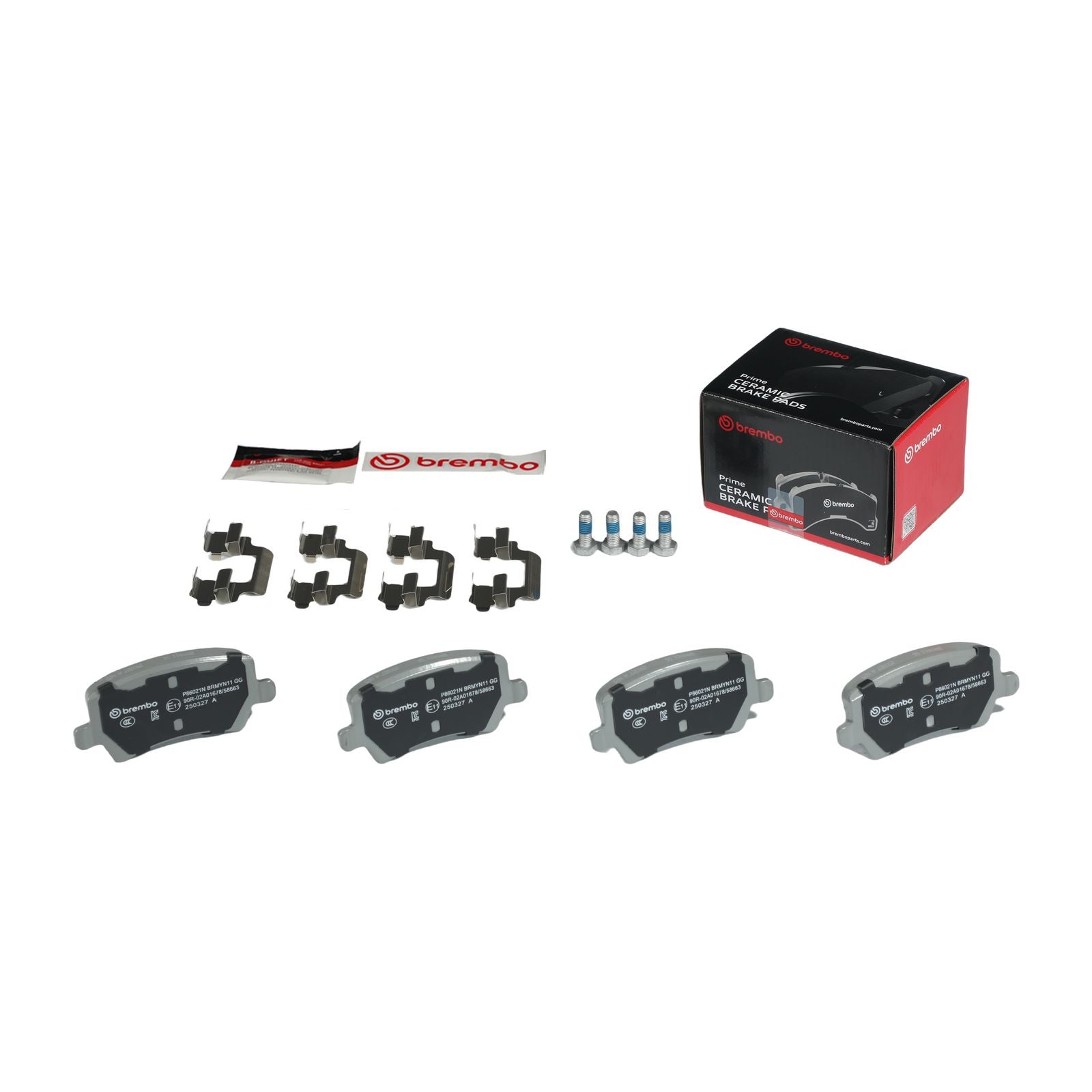 PRIME Ceramic Rear Disc Brake Pad Set - P85073N_03