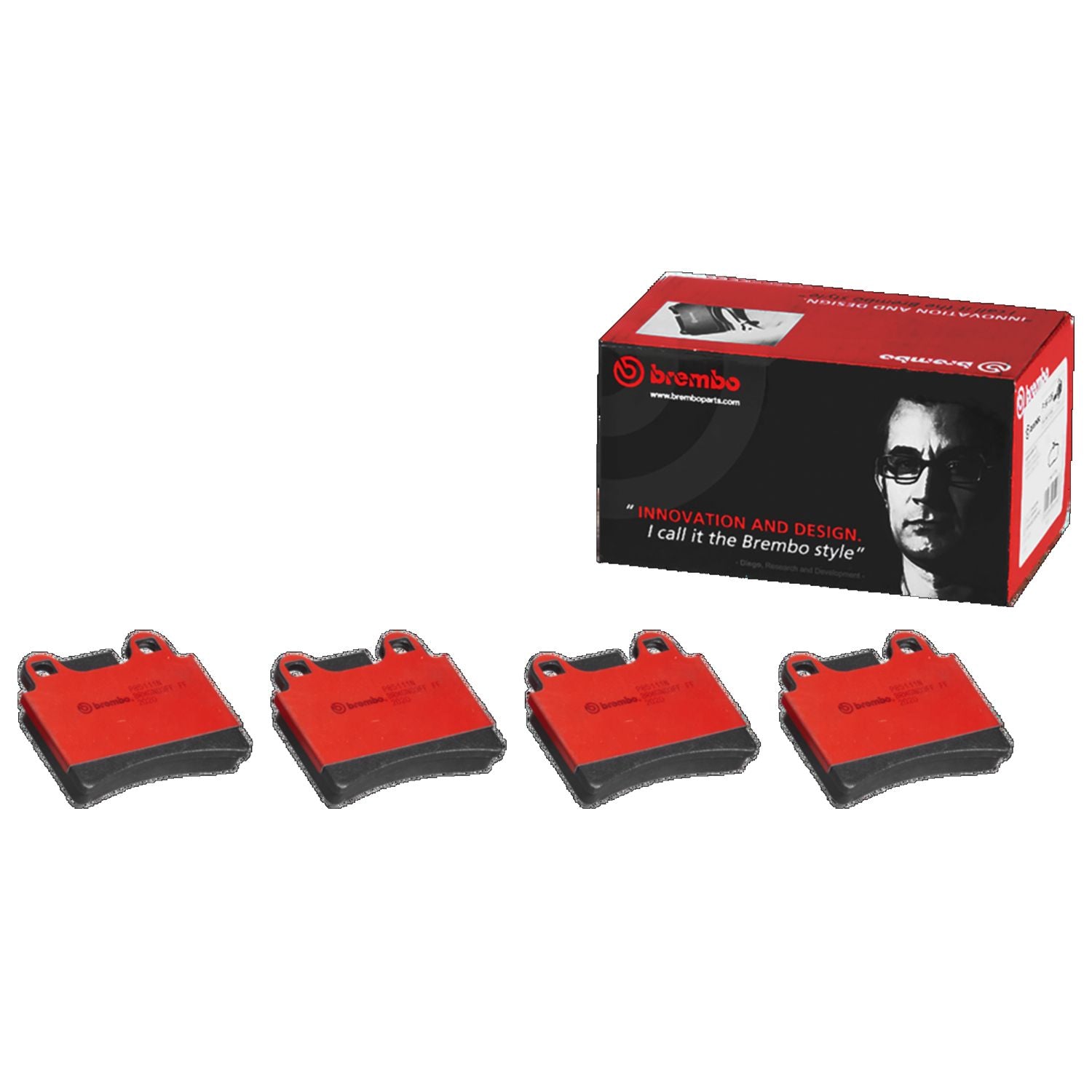 PRIME Ceramic Rear Disc Brake Pad Set - P85111N_02
