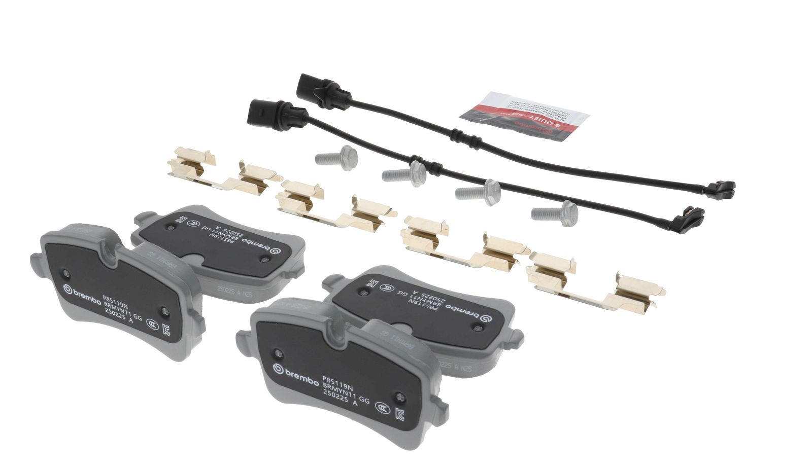 PRIME Ceramic Rear Disc Brake Pad Set - P85119N_21