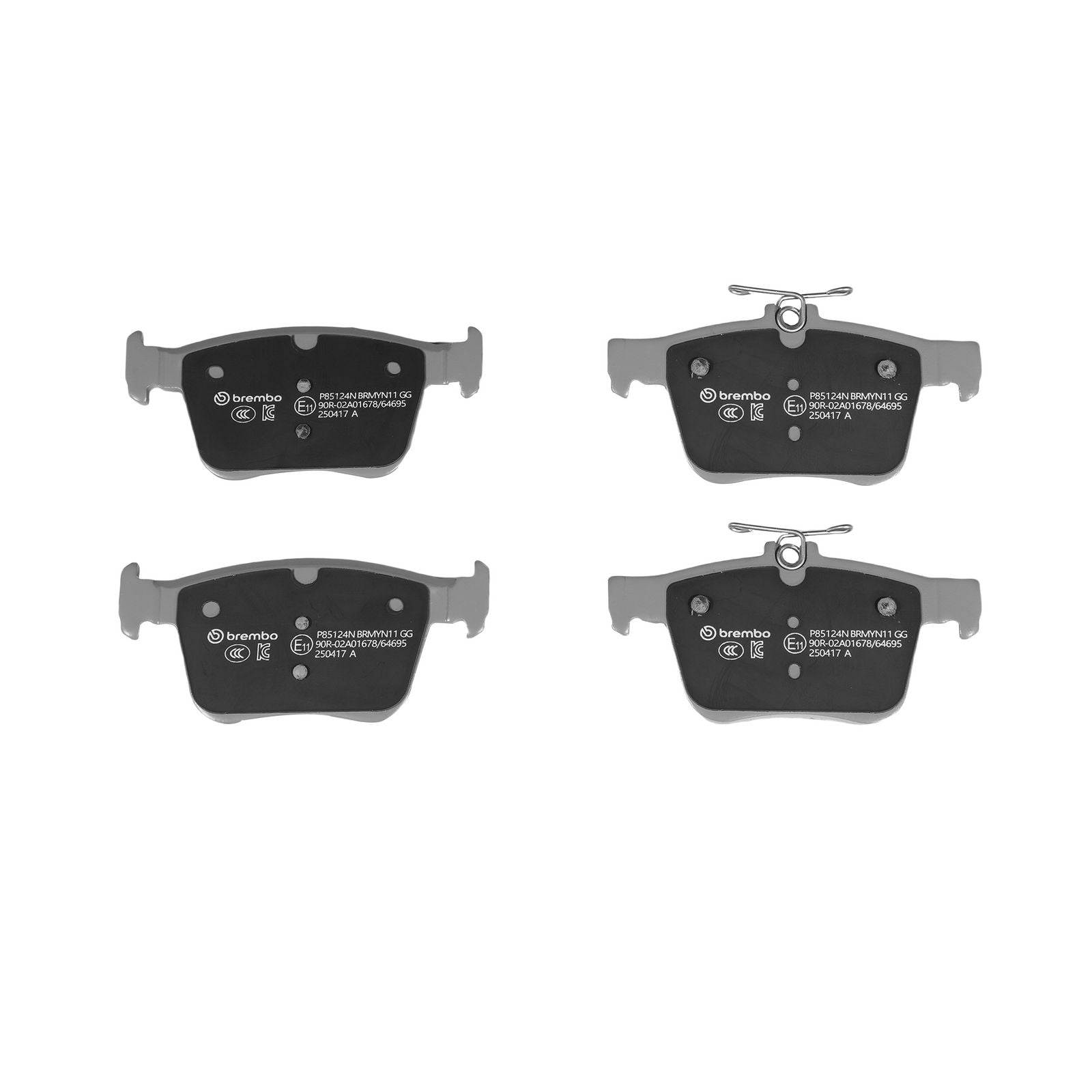 PRIME Ceramic Rear Disc Brake Pad Set - P85124N_02