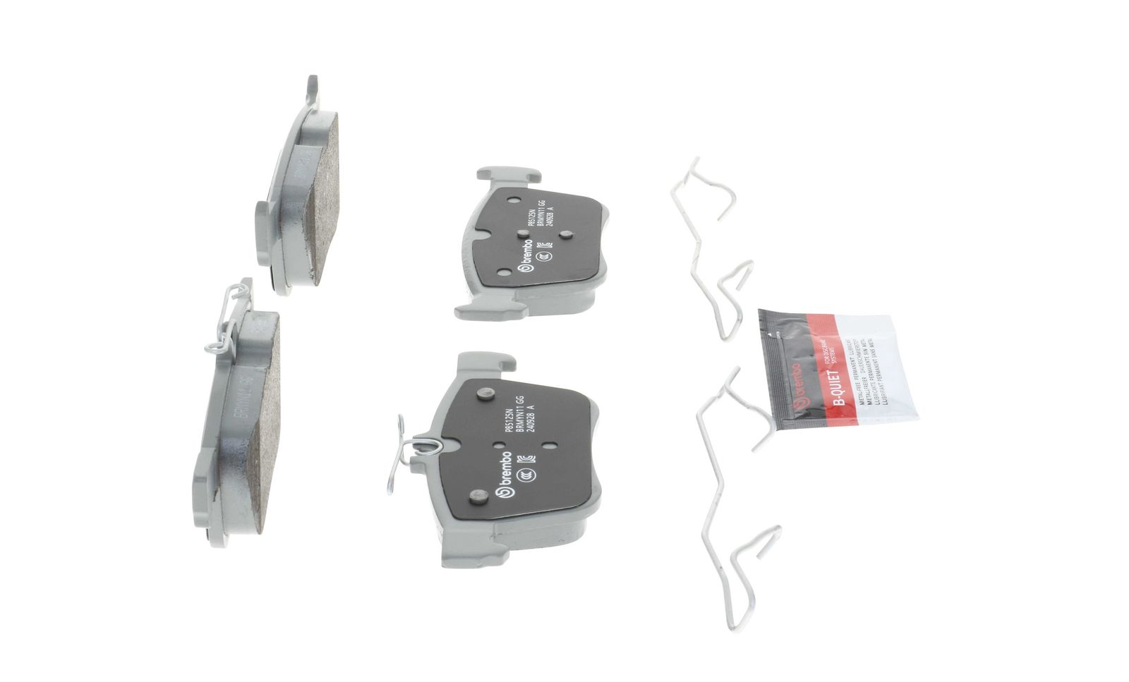 PRIME Ceramic Rear Disc Brake Pad Set - P85125N_25